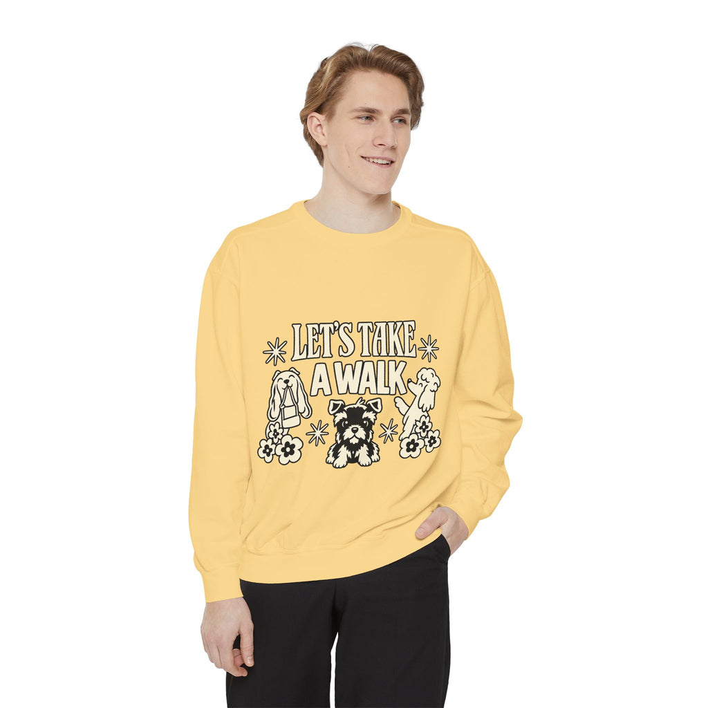 Unisex Garment-Dyed Sweatshirt - Sculpted Heritage
