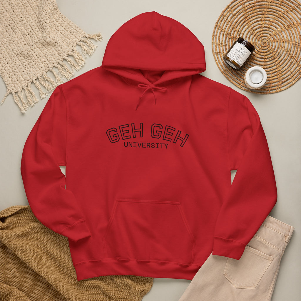 GHE-GHE University Hoodie — Minimal Collegiate Pullover - Sculpted Heritage