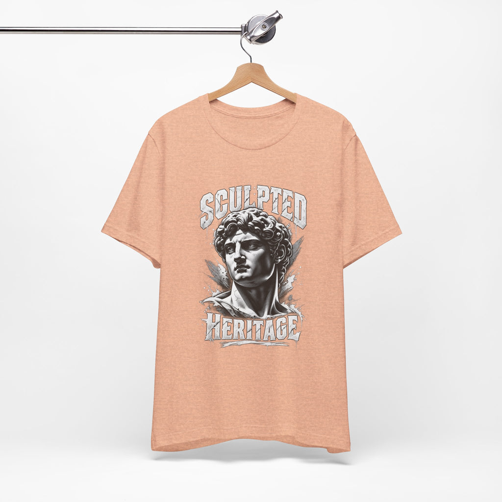 Sculpted Heritage Tee — David Statue Vintage Art Graphic Shirt