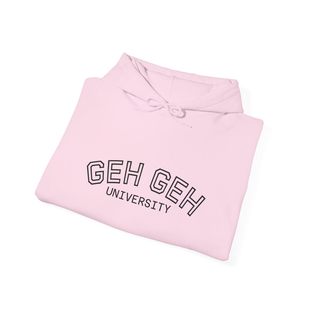 GHE-GHE University Hoodie — Minimal Collegiate Pullover - Sculpted Heritage