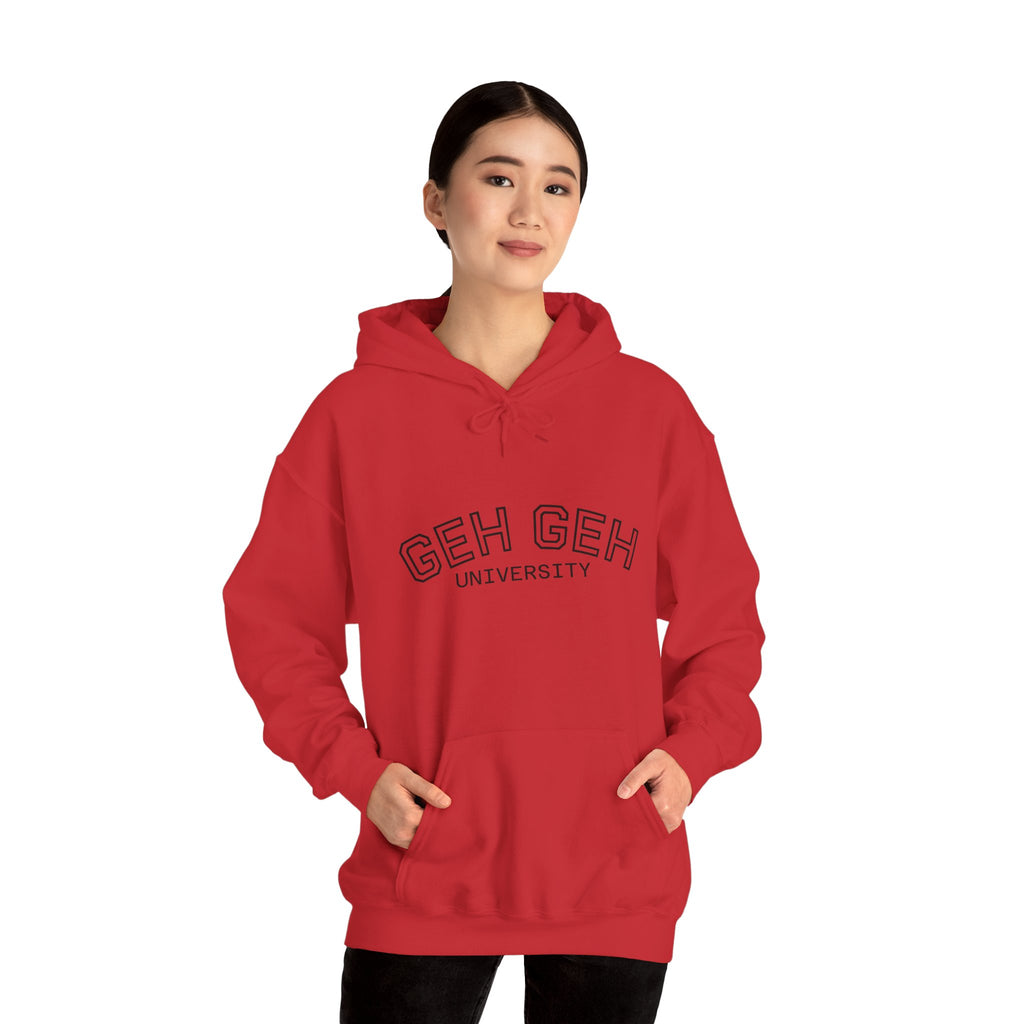 GHE-GHE University Hoodie — Minimal Collegiate Pullover - Sculpted Heritage