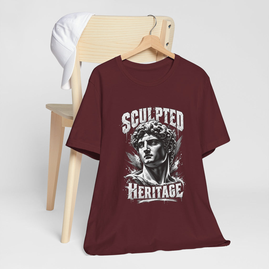 Sculpted Heritage Tee — David Statue Vintage Art Graphic Shirt