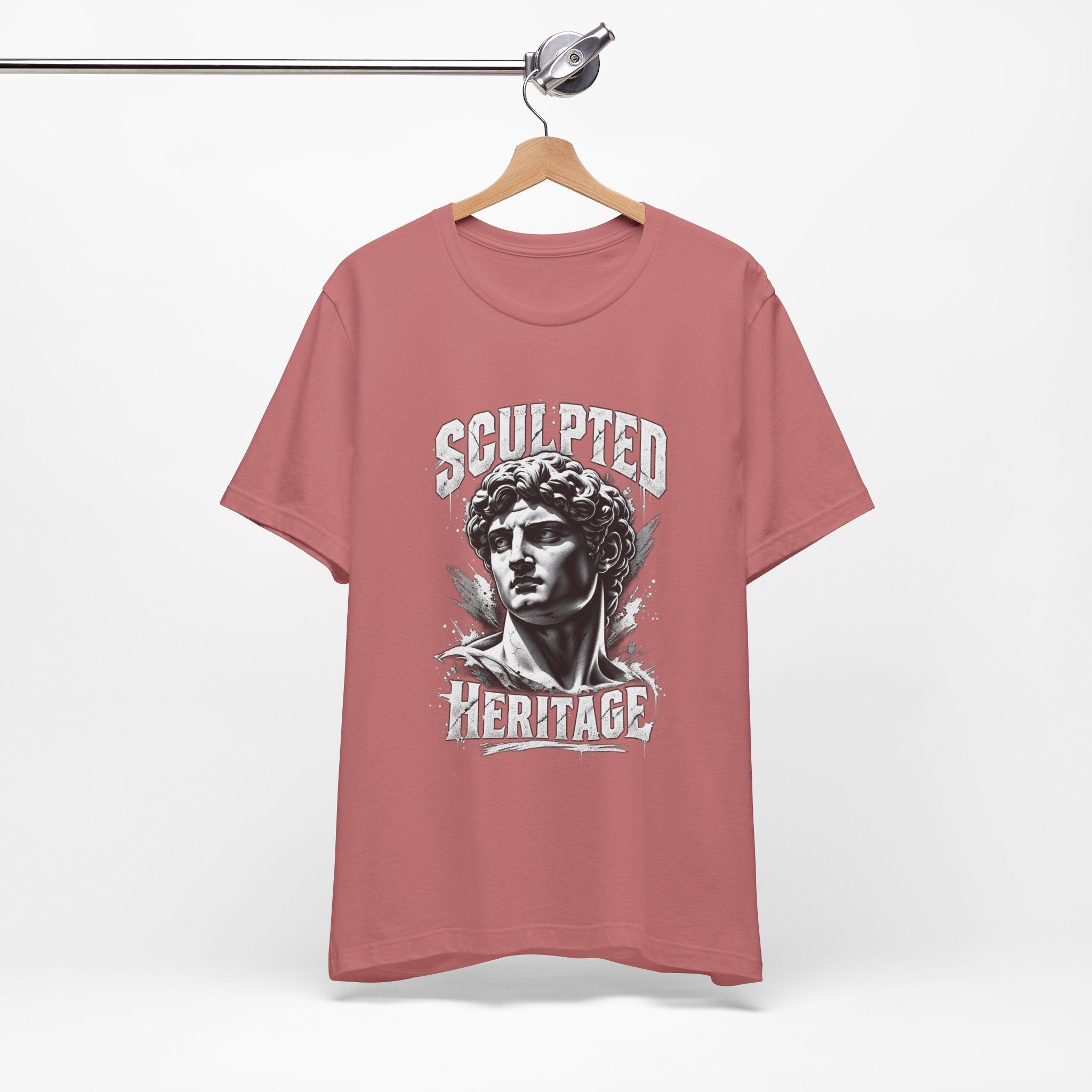 Sculpted Heritage Tee — David Statue Vintage Art Graphic Shirt