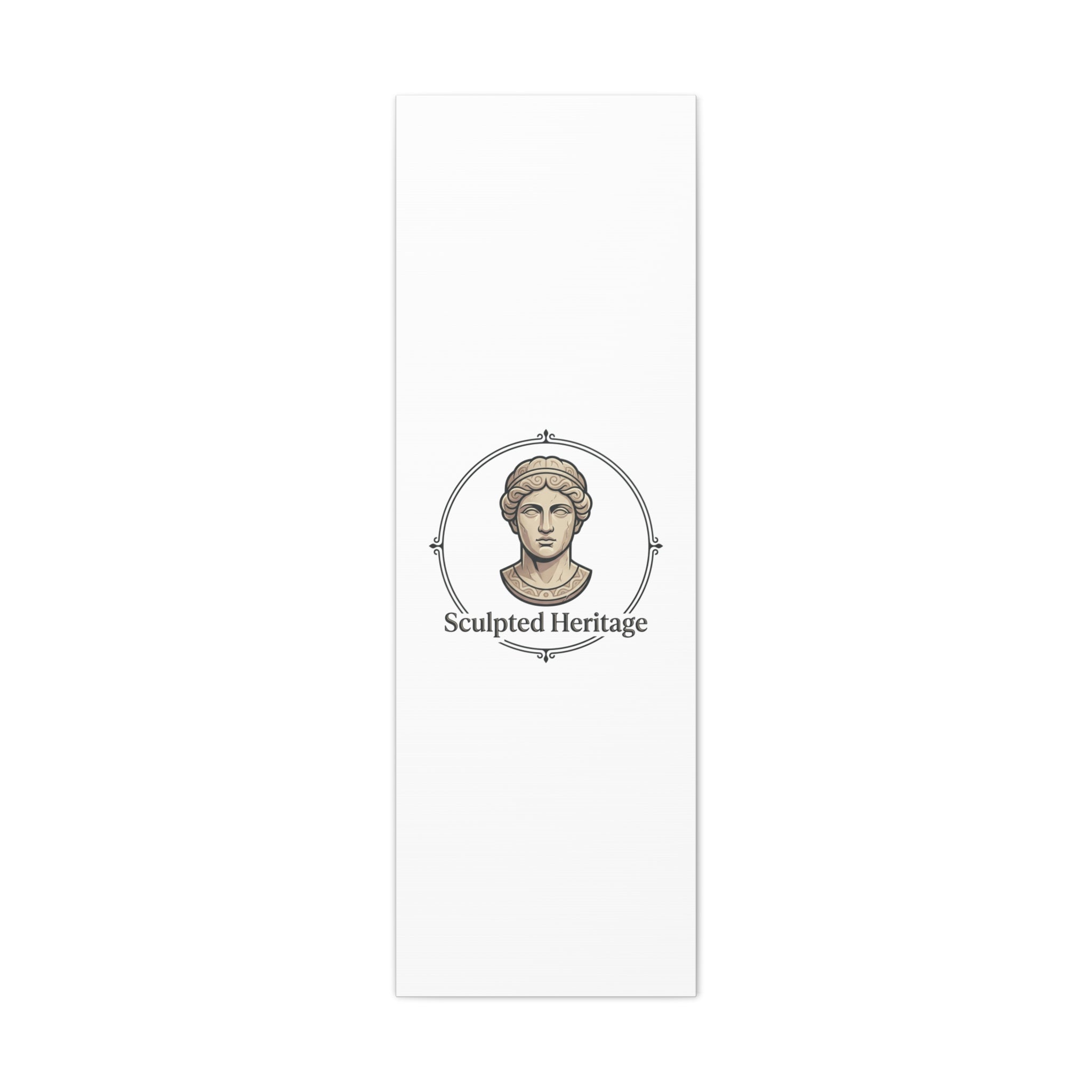 Sculpted Heritage Matte Canvas Print — Classical Bust Wall Art - Sculpted Heritage