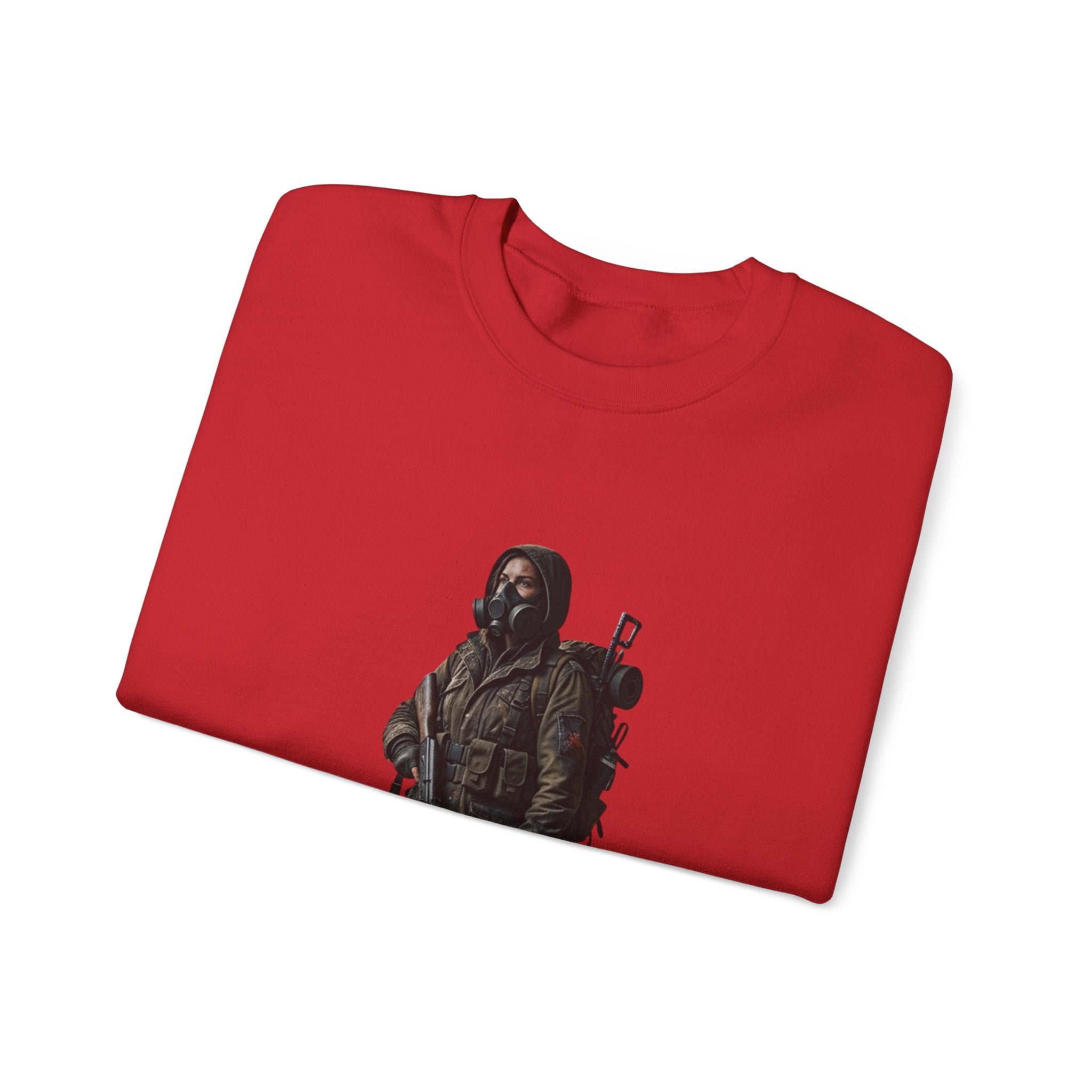 Post-ApocalypticSculpted Heritage Sweatshirt — Ranger Figure Graphic - Sculpted Heritage