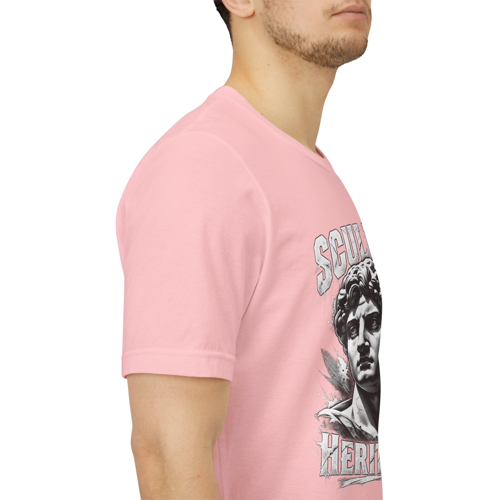 Sculpted Heritage Tee — David Statue Vintage Art Graphic Shirt