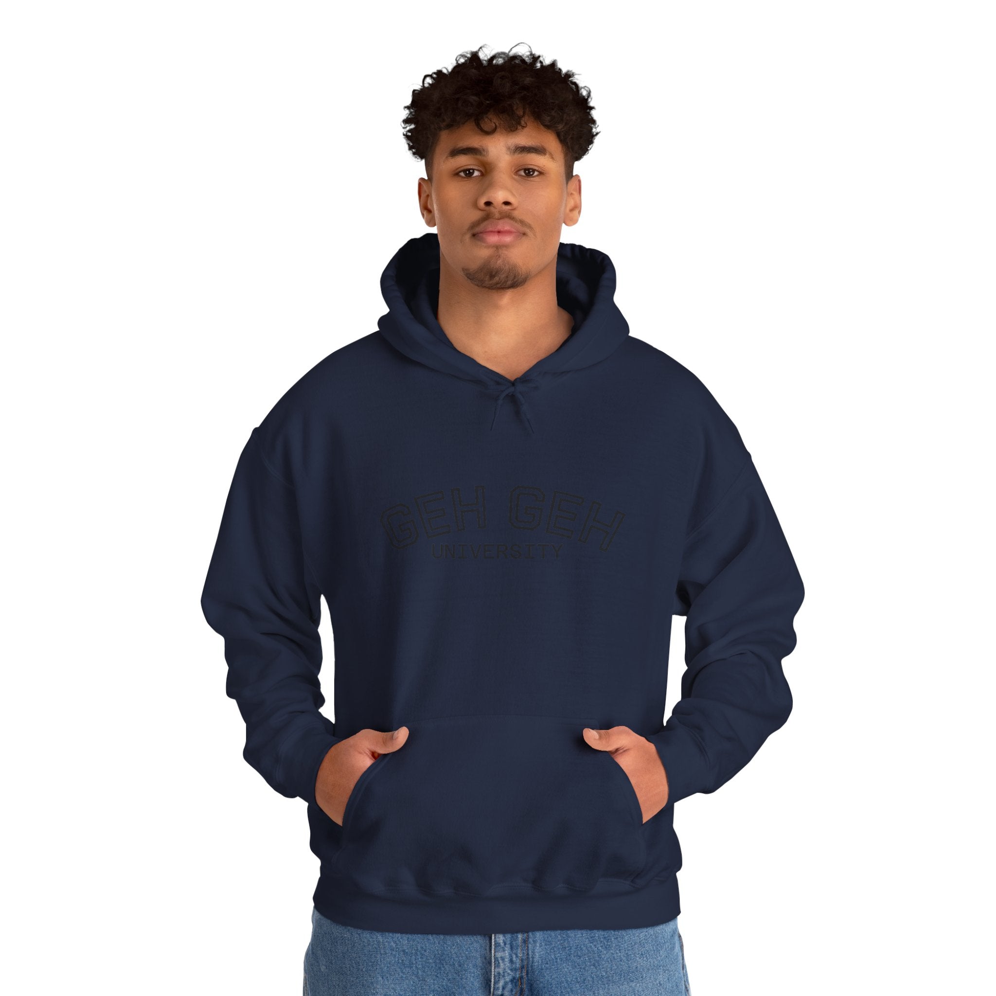 GHE-GHE University Hoodie — Minimal Collegiate Pullover - Sculpted Heritage