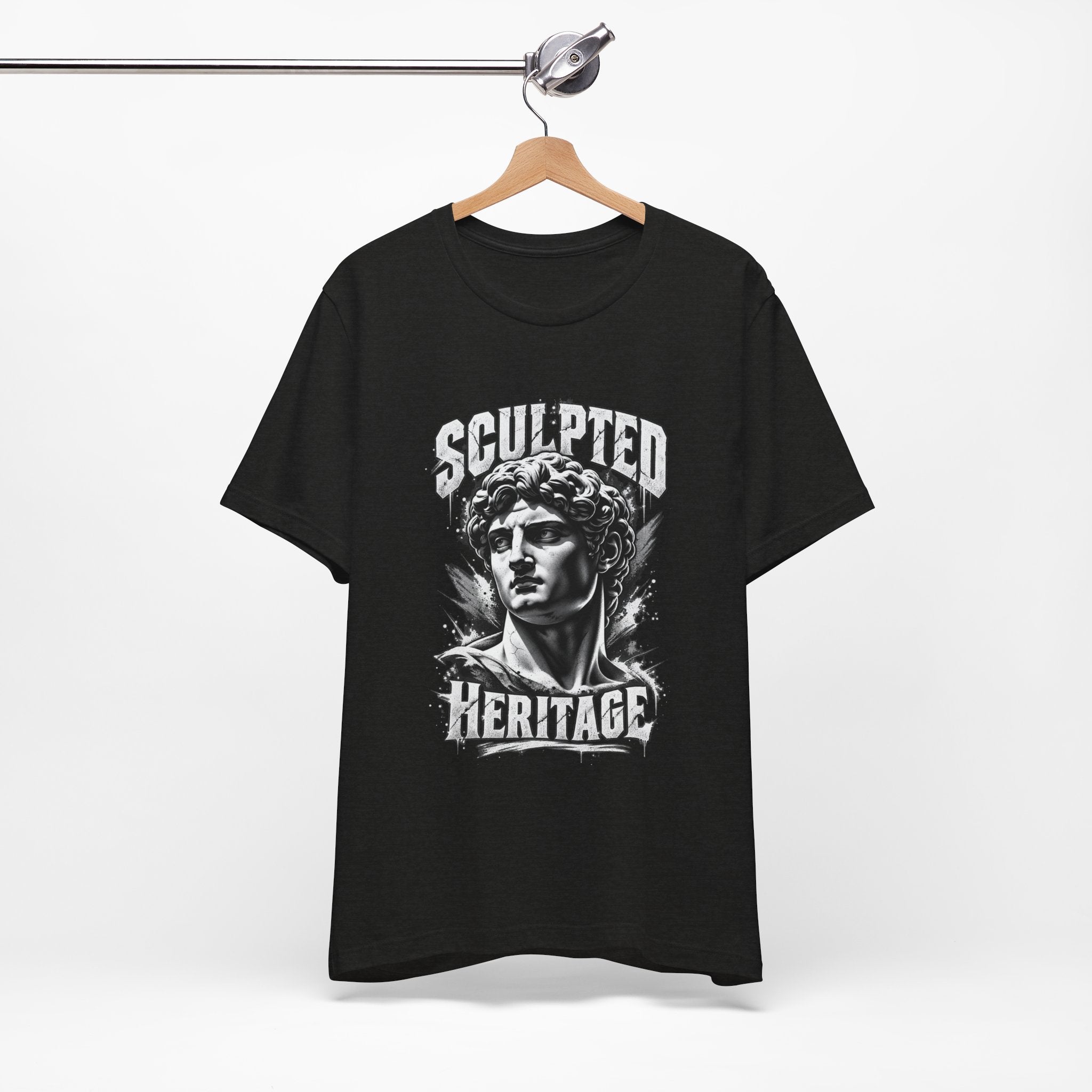 Sculpted Heritage Tee — David Statue Vintage Art Graphic Shirt