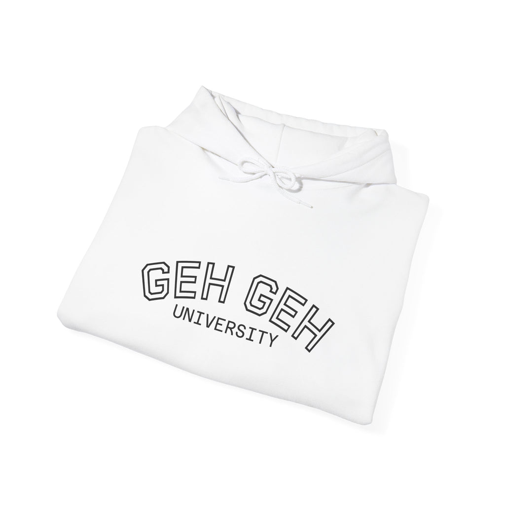 GHE-GHE University Hoodie — Minimal Collegiate Pullover - Sculpted Heritage