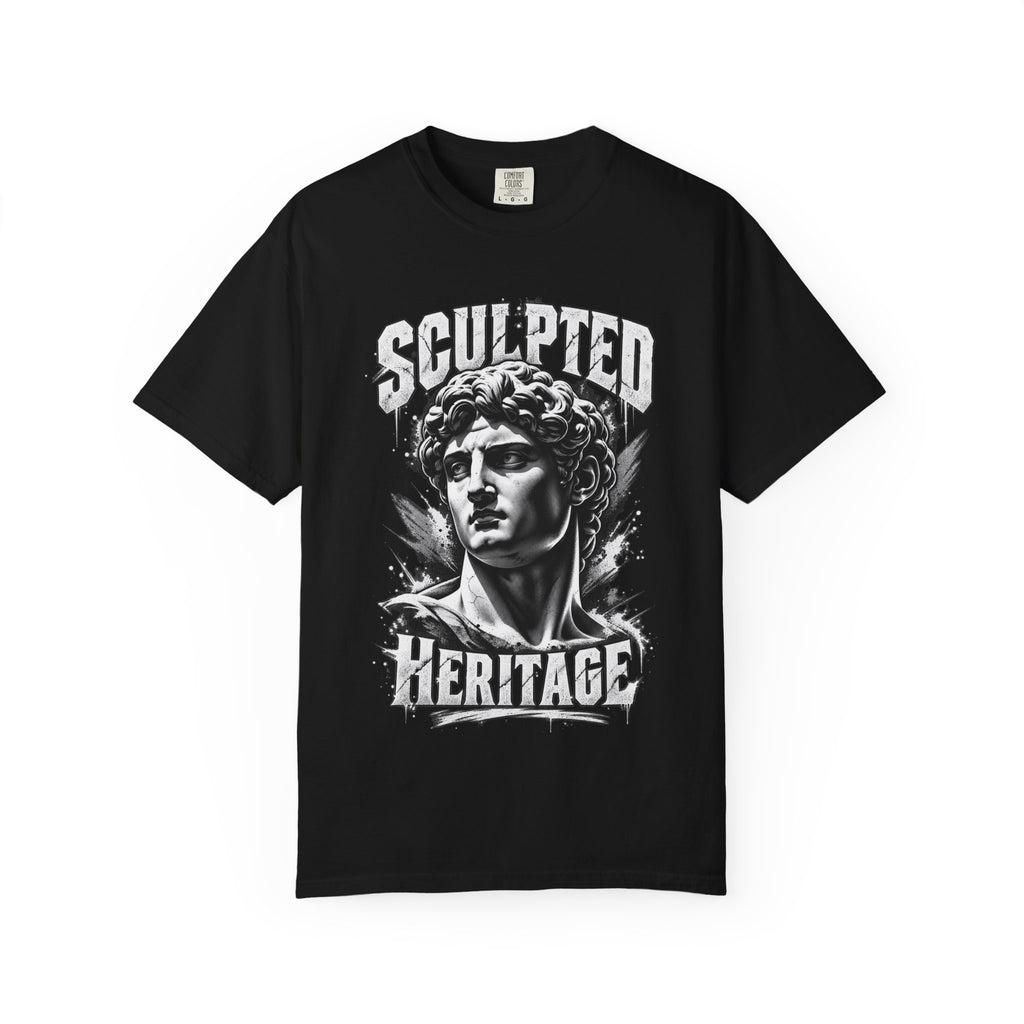 Sculpted Heritage T-Shirt — Vintage Statue Graphic Tee