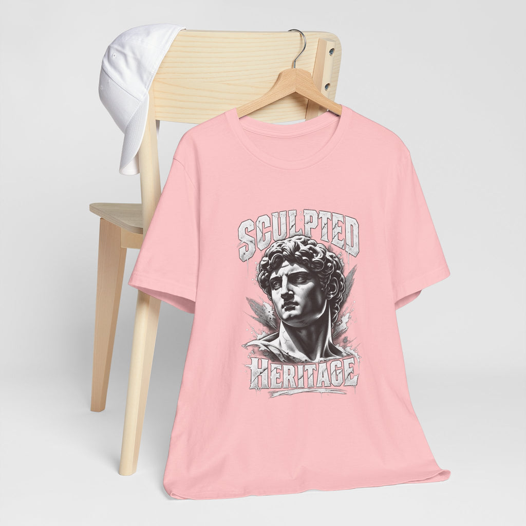 Sculpted Heritage Tee — David Statue Vintage Art Graphic Shirt
