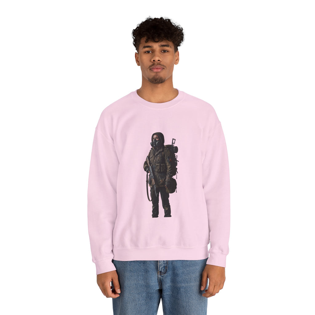 Post-ApocalypticSculpted Heritage Sweatshirt — Ranger Figure Graphic - Sculpted Heritage