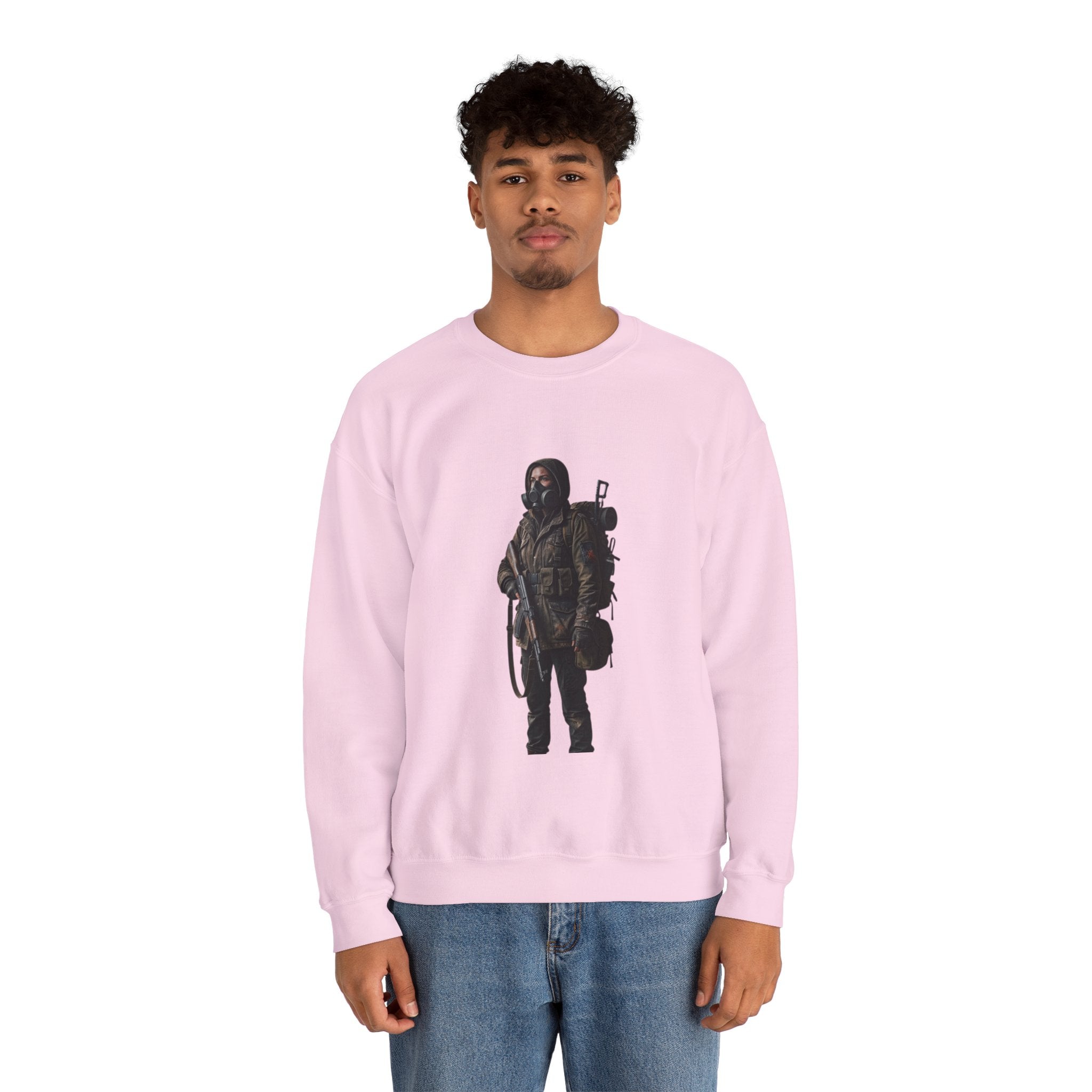 Post-ApocalypticSculpted Heritage Sweatshirt — Ranger Figure Graphic - Sculpted Heritage