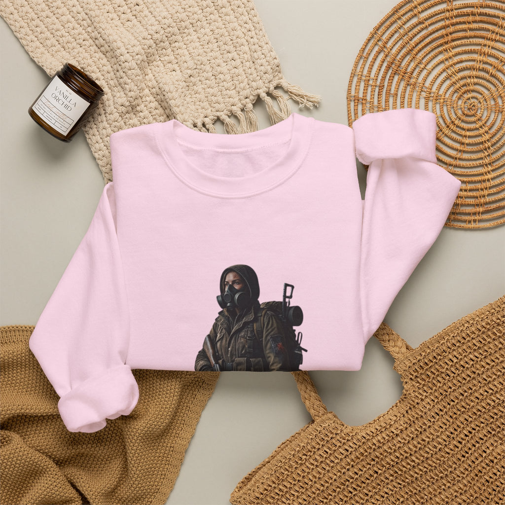 Post-ApocalypticSculpted Heritage Sweatshirt — Ranger Figure Graphic - Sculpted Heritage