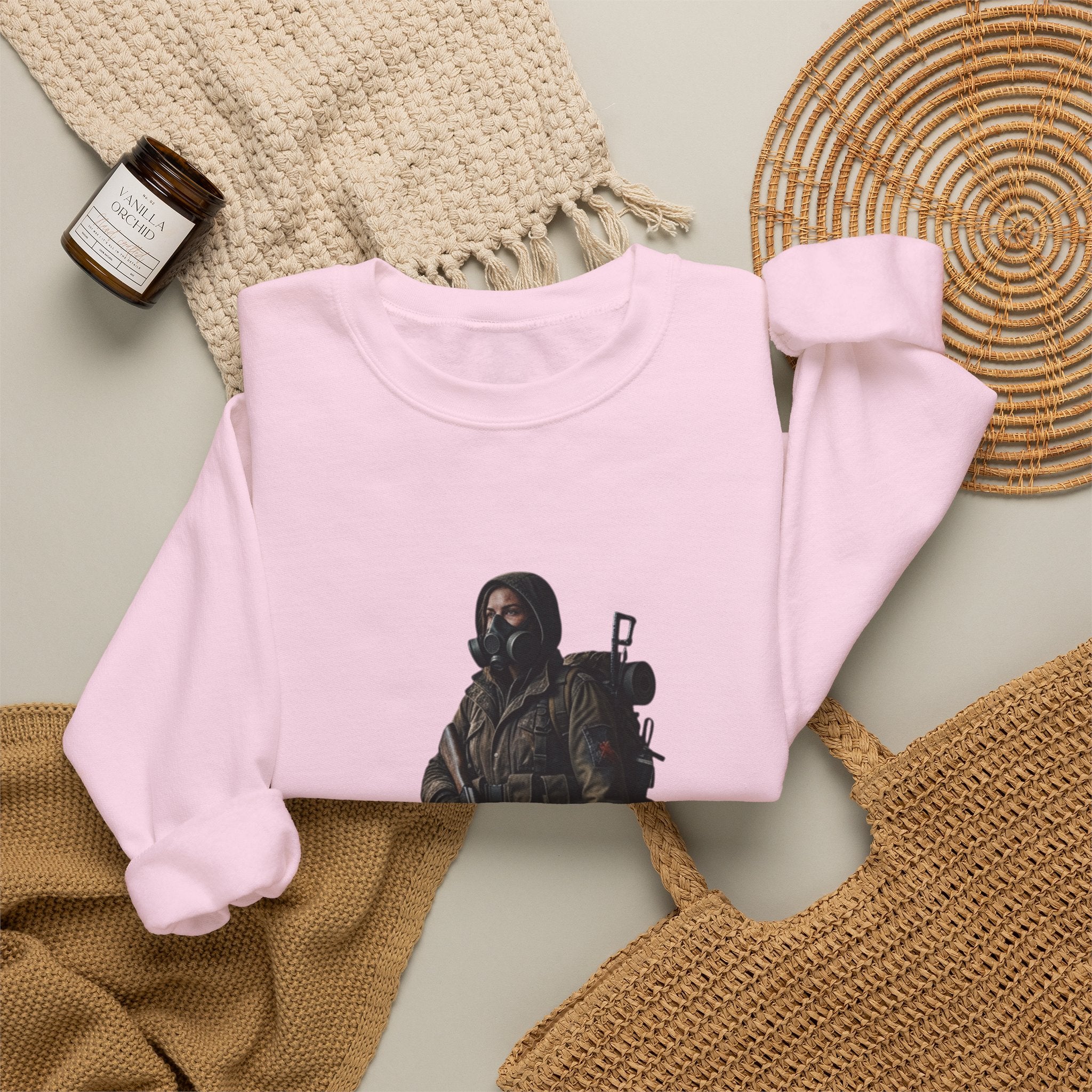 Post-ApocalypticSculpted Heritage Sweatshirt — Ranger Figure Graphic - Sculpted Heritage