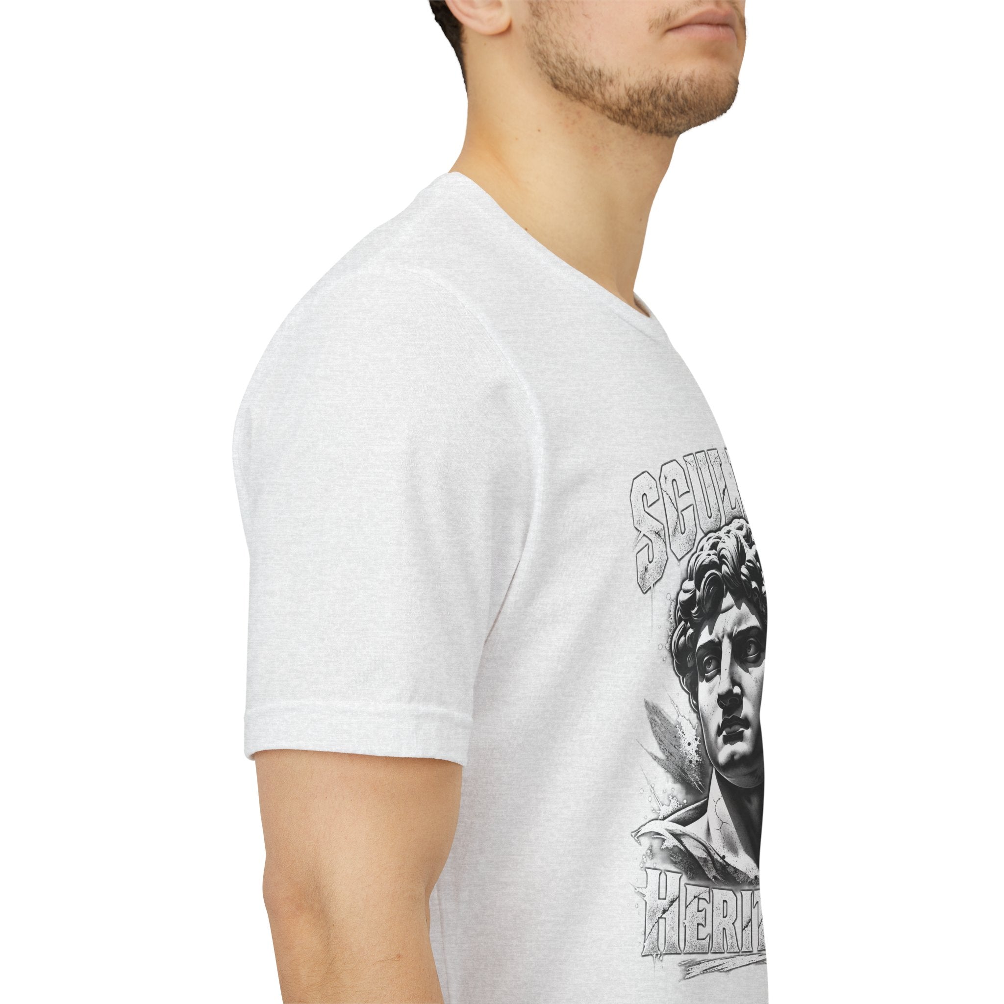 Sculpted Heritage Tee — David Statue Vintage Art Graphic Shirt