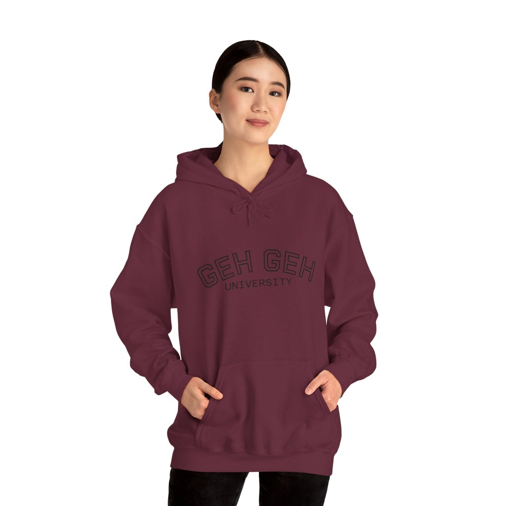 GHE-GHE University Hoodie — Minimal Collegiate Pullover - Sculpted Heritage