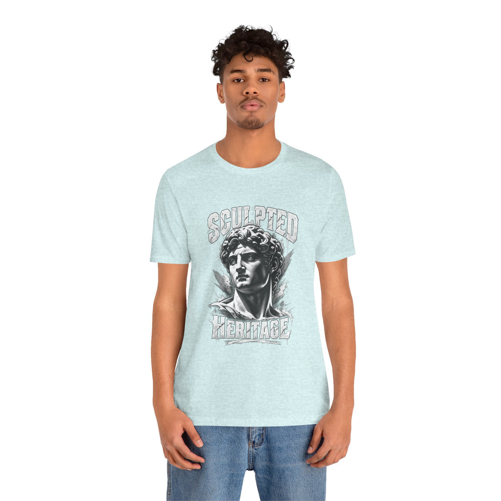 Sculpted Heritage Tee — David Statue Vintage Art Graphic Shirt
