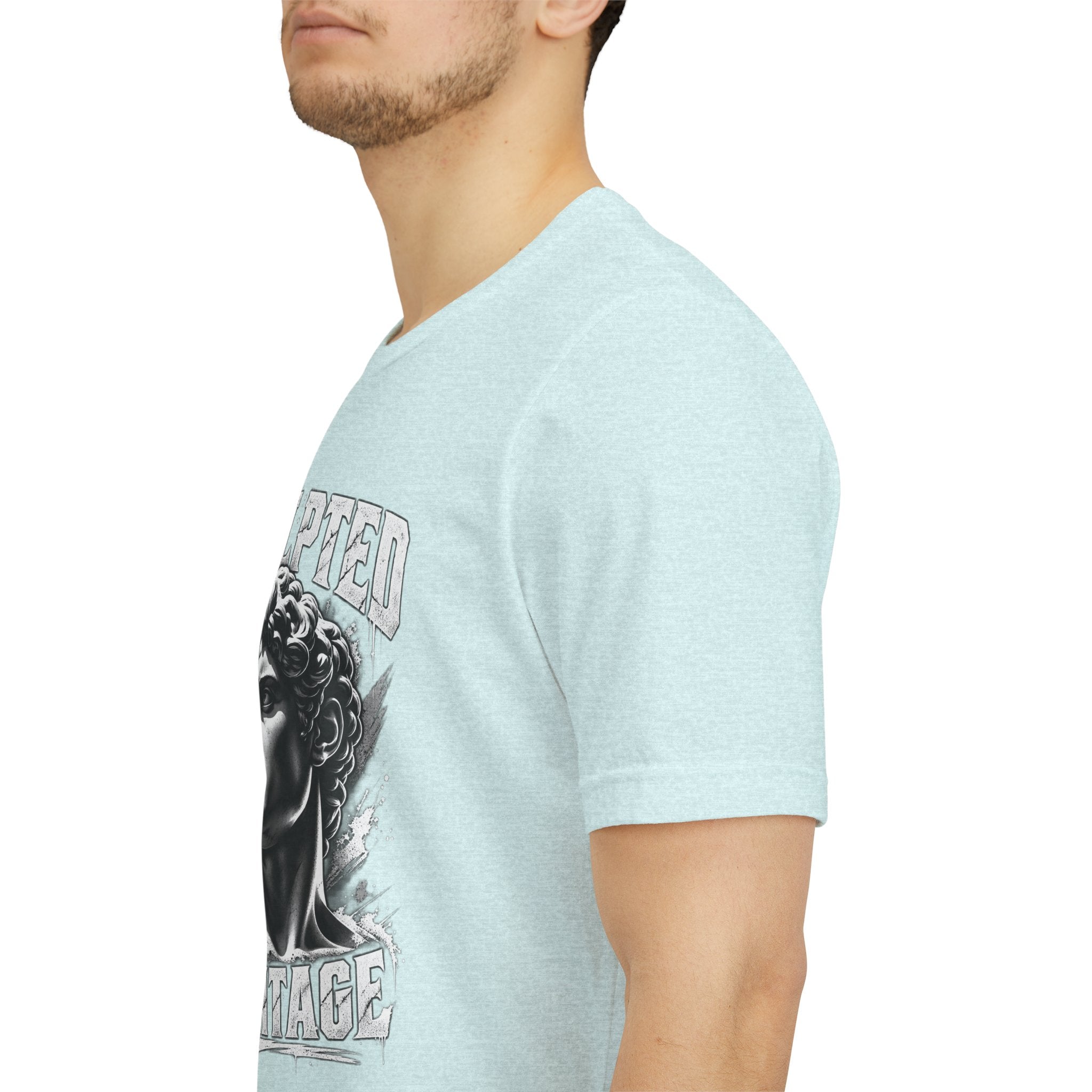 Sculpted Heritage Tee — David Statue Vintage Art Graphic Shirt