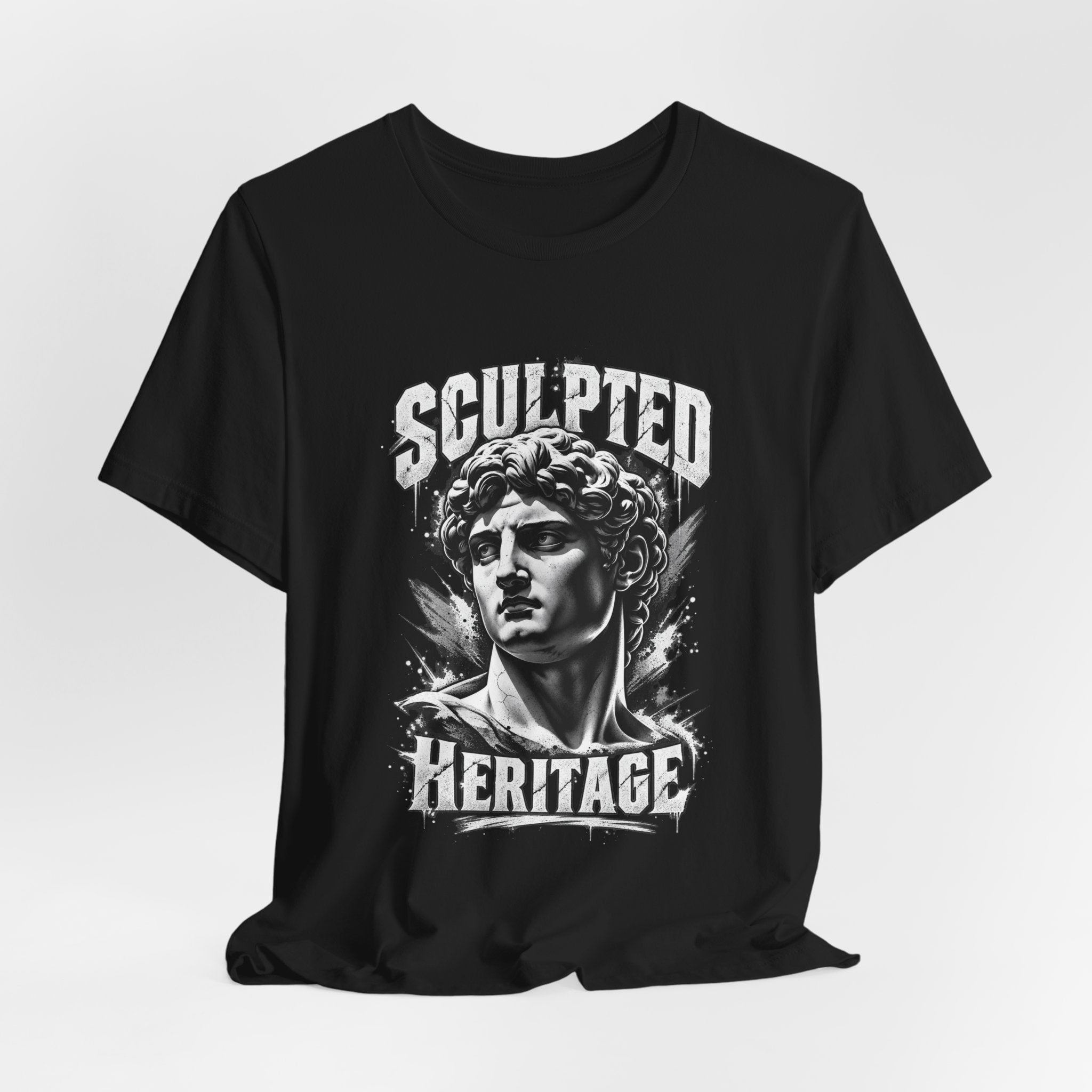 Sculpted Heritage Tee — David Statue Vintage Art Graphic Shirt