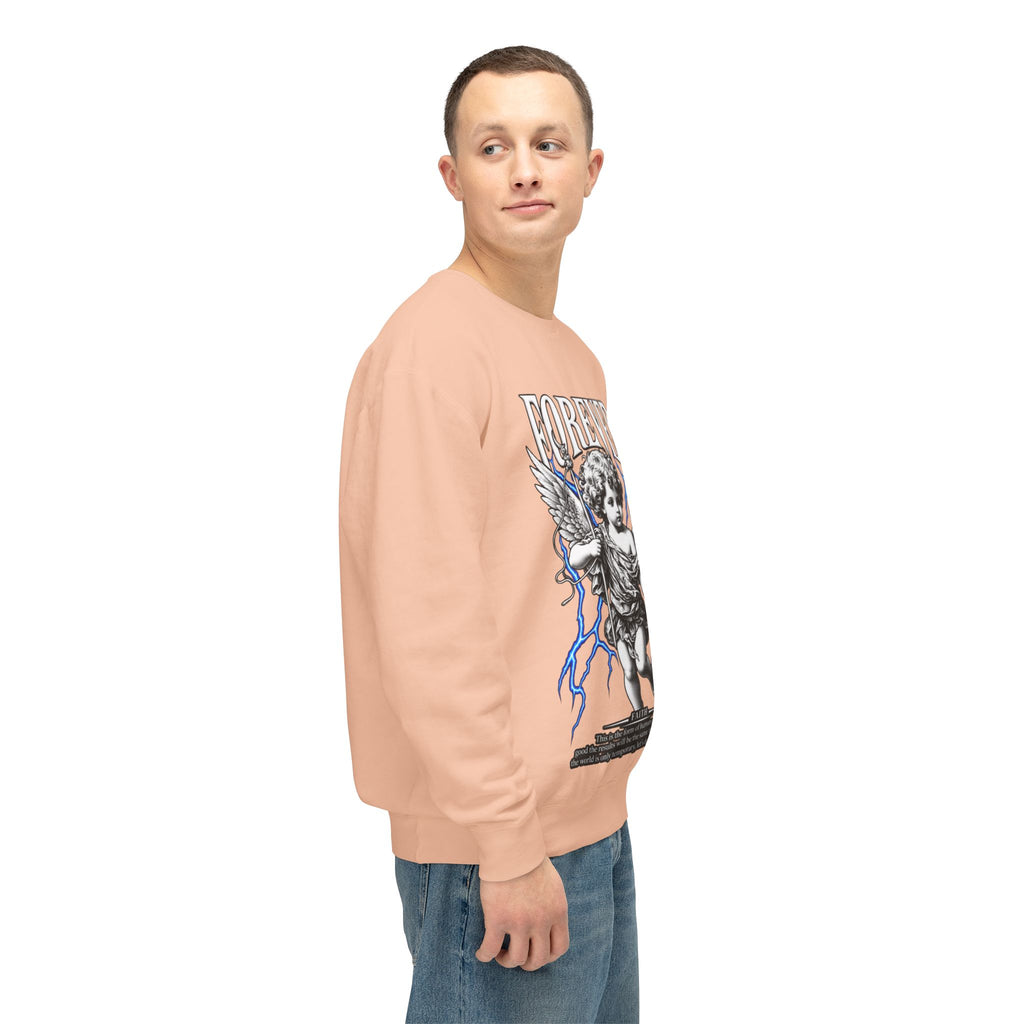 Sculpted Heritage Sweatshirt — Vintage Cherub Graphic - Sculpted Heritage
