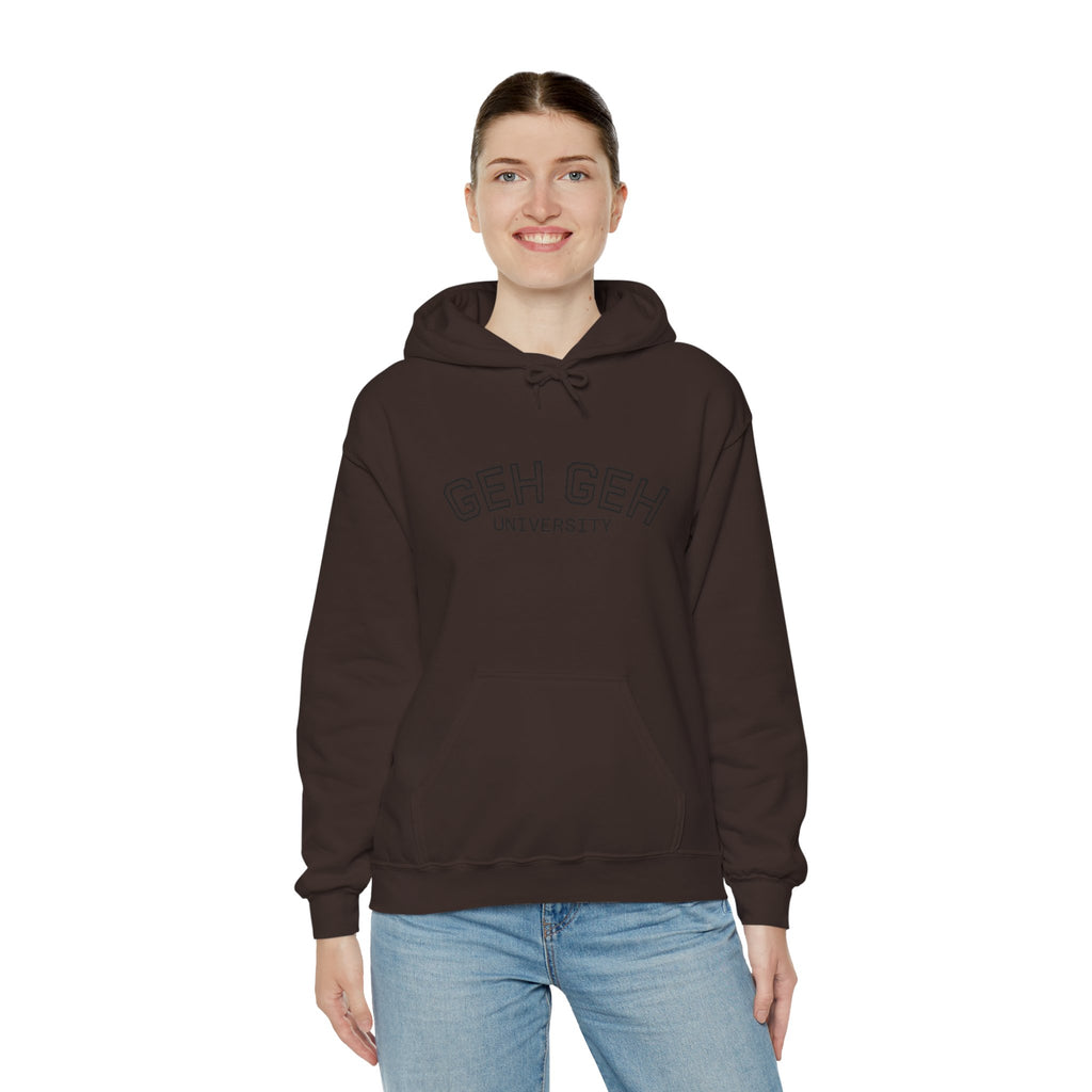 GHE-GHE University Hoodie — Minimal Collegiate Pullover - Sculpted Heritage