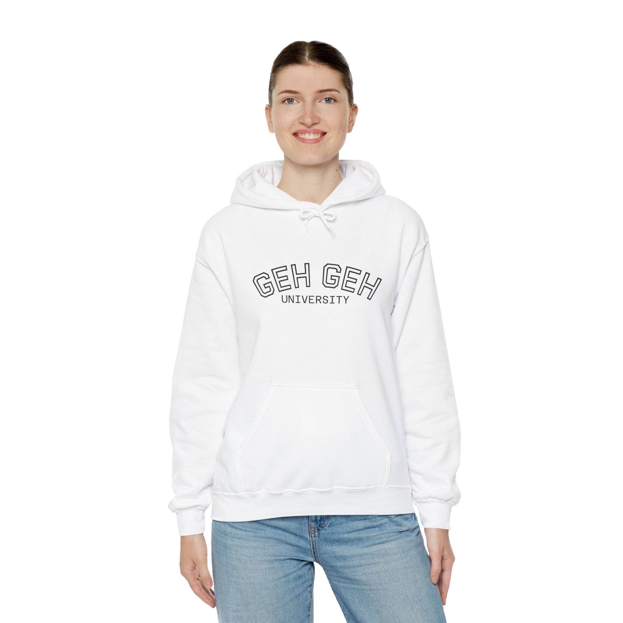 GHE-GHE University Hoodie — Minimal Collegiate Pullover - Sculpted Heritage