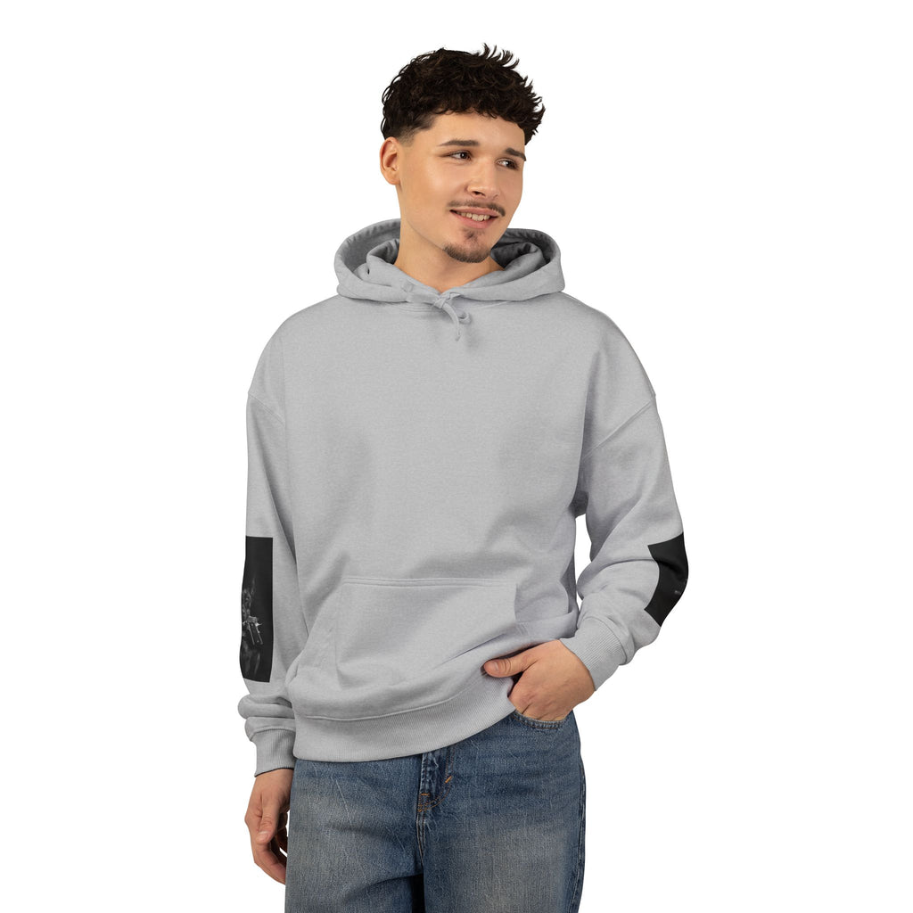 Moody Black Dog Photo Print Hoodie - Sculpted Heritage