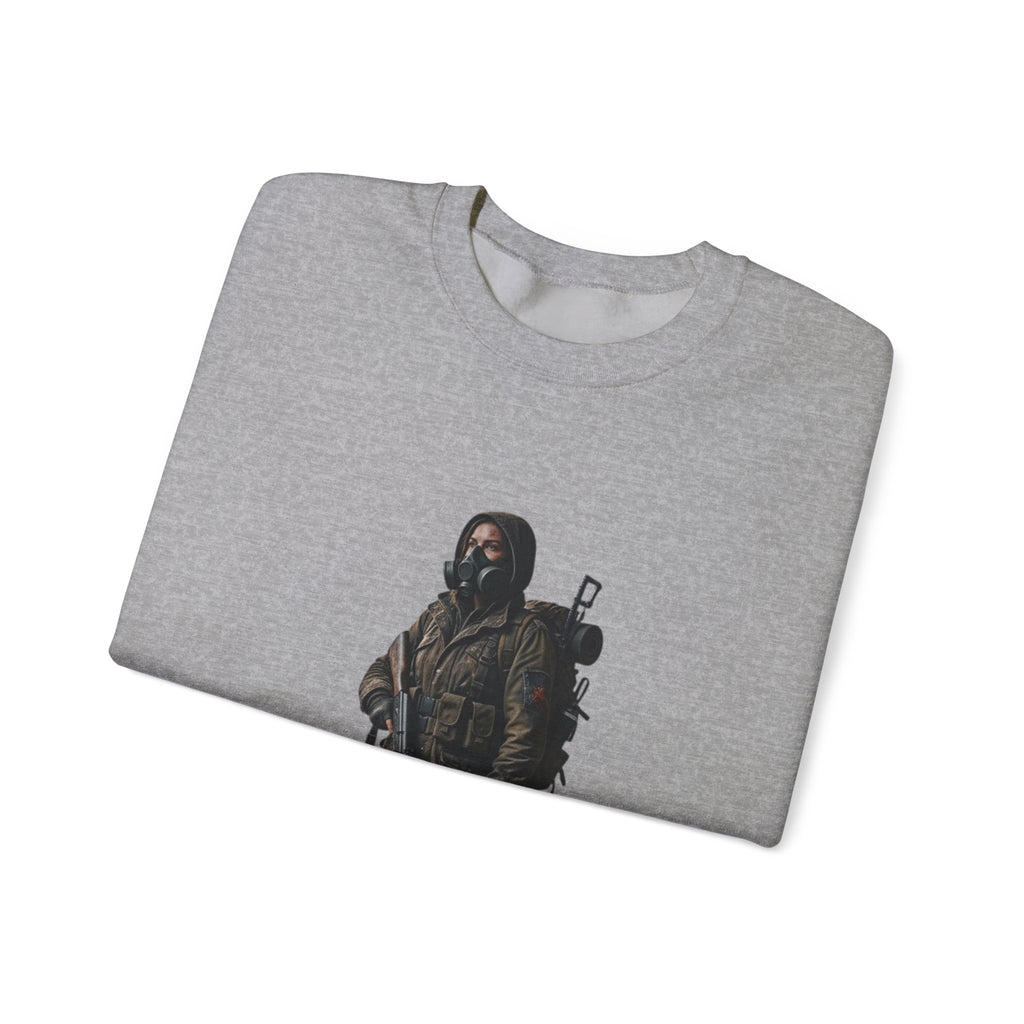 Post-ApocalypticSculpted Heritage Sweatshirt — Ranger Figure Graphic - Sculpted Heritage