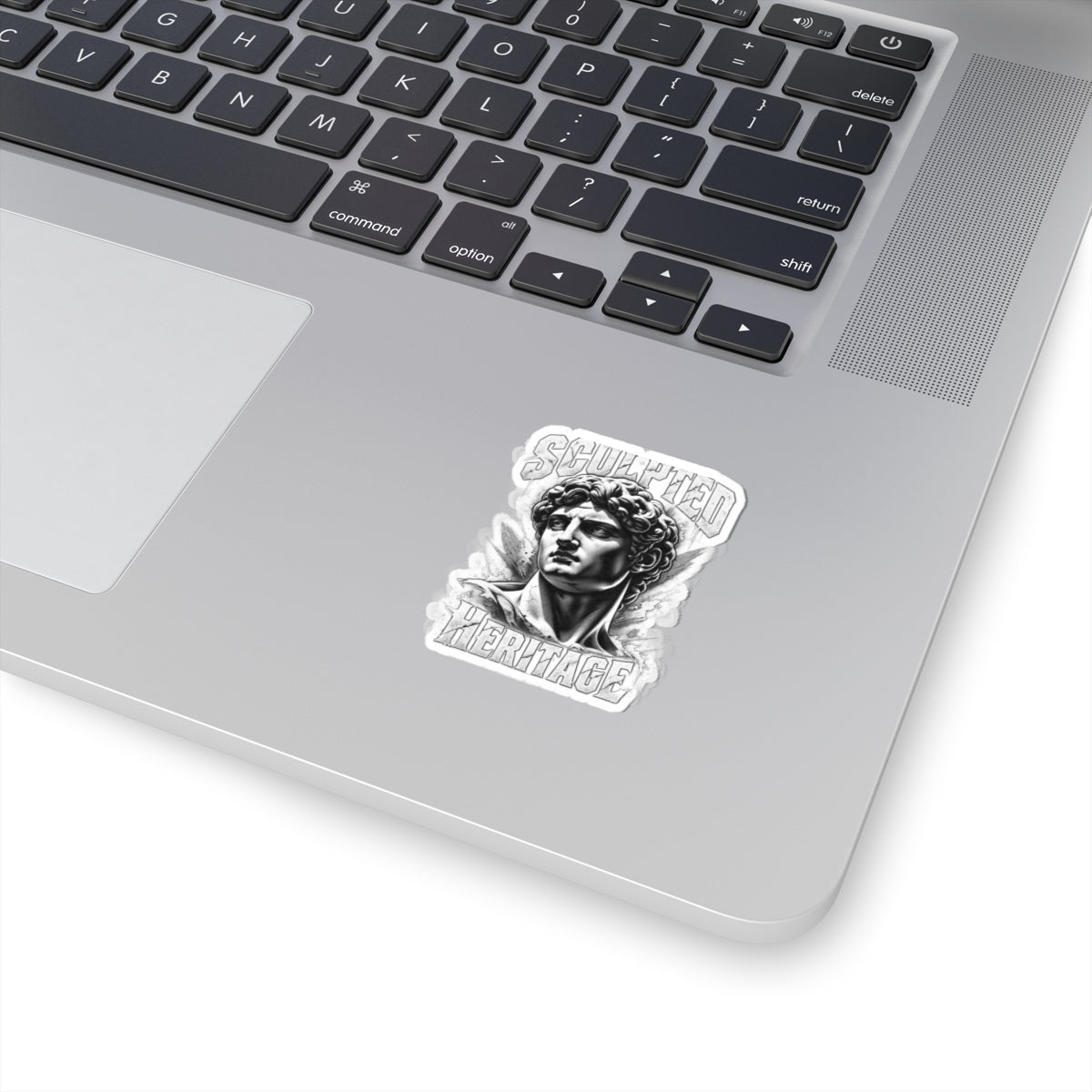 Sculpted Heritage Kiss-Cut Sticker — Classical David Bust Design