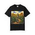 Sunflower Path Robot Biker T-Shirt - Sculpted Heritage