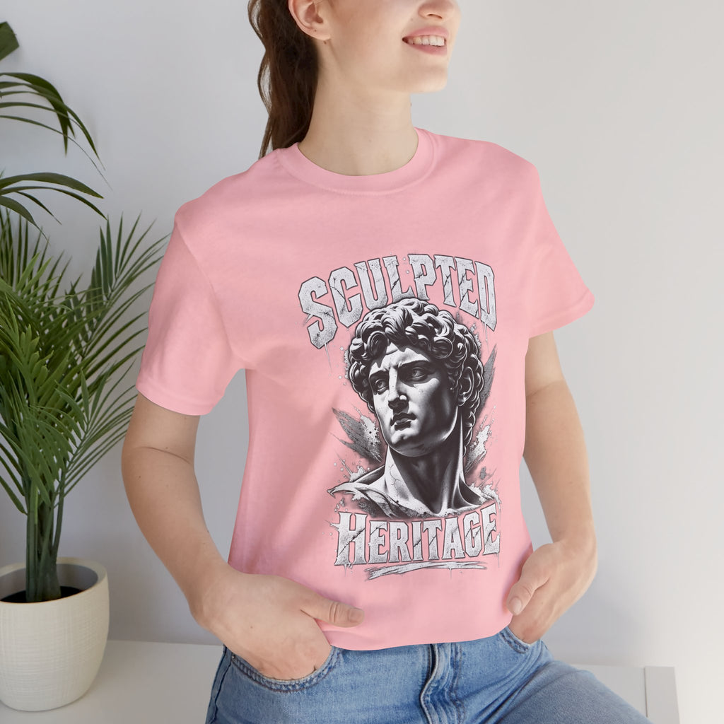 Sculpted Heritage Tee — David Statue Vintage Art Graphic Shirt