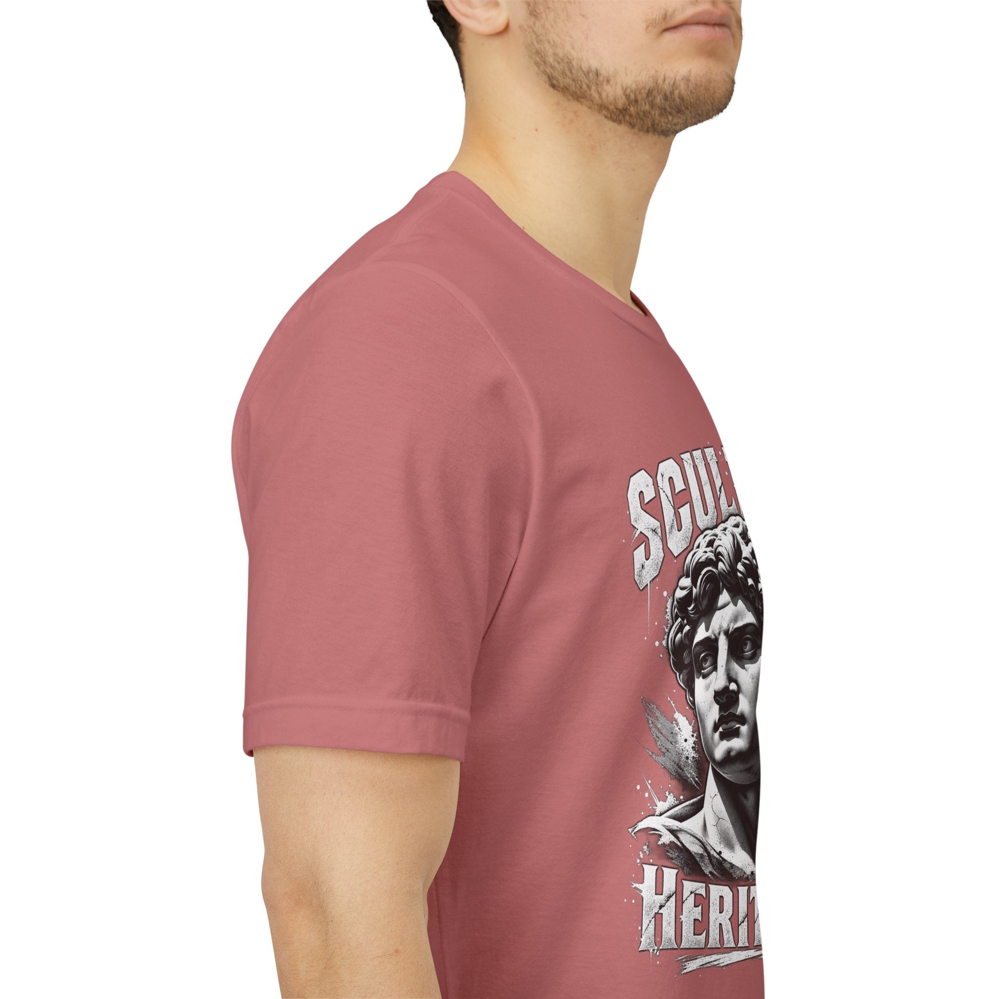 Sculpted Heritage Tee — David Statue Vintage Art Graphic Shirt