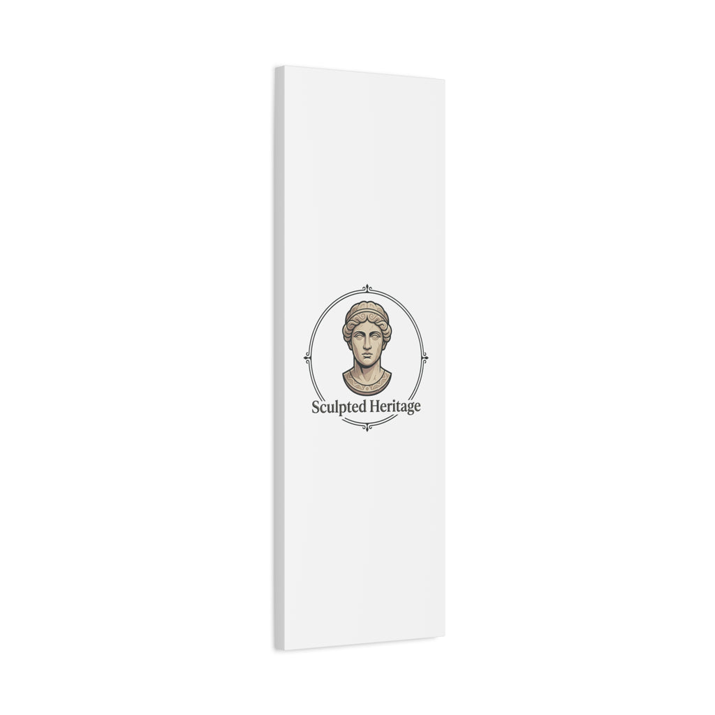 Sculpted Heritage Matte Canvas Print — Classical Bust Wall Art - Sculpted Heritage