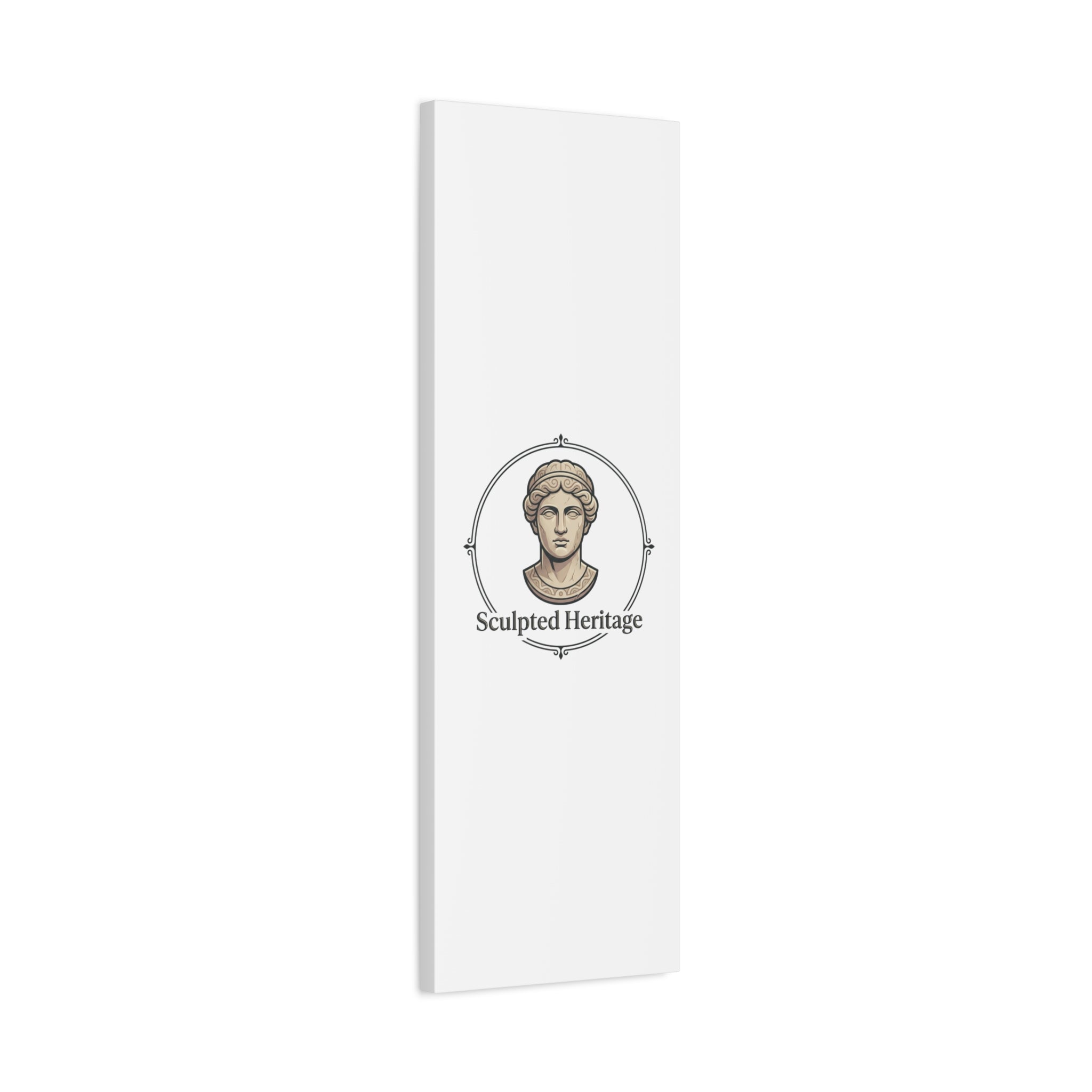 Sculpted Heritage Matte Canvas Print — Classical Bust Wall Art - Sculpted Heritage