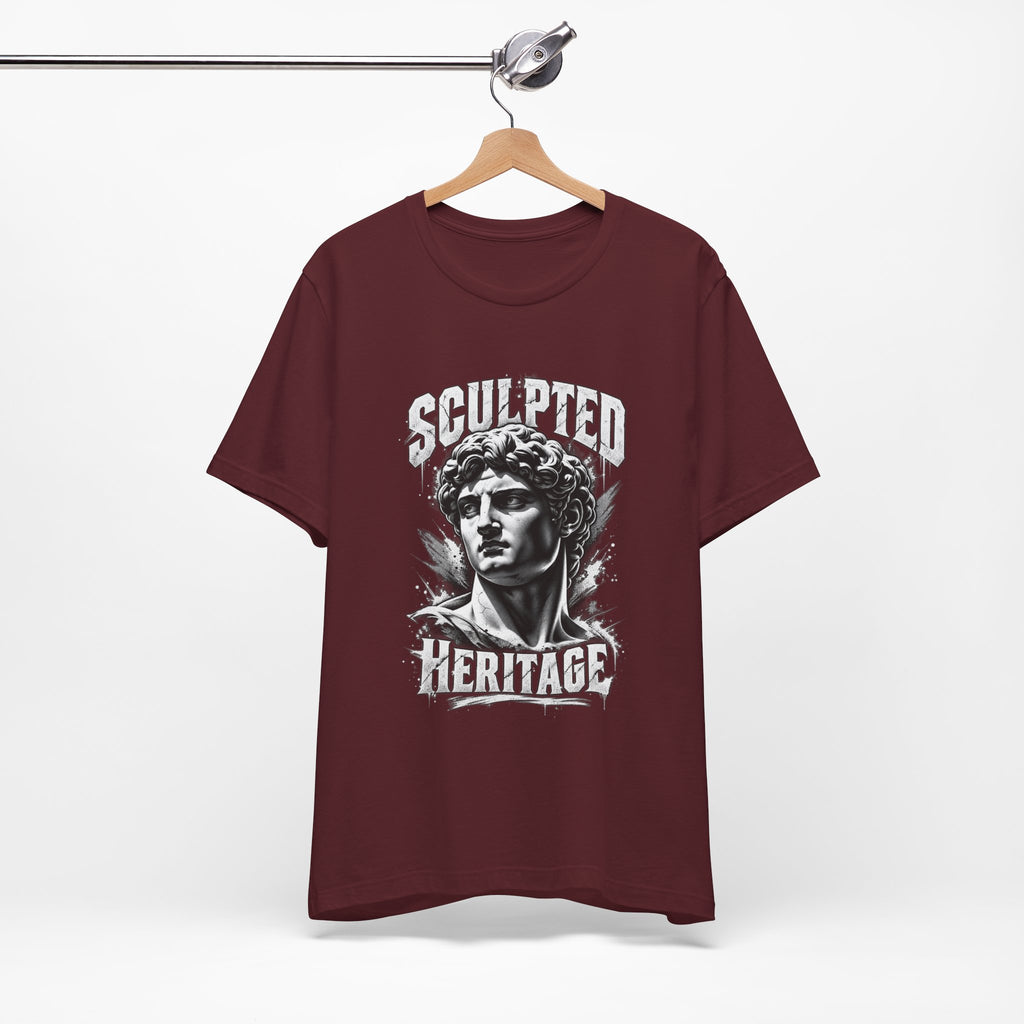 Sculpted Heritage Tee — David Statue Vintage Art Graphic Shirt