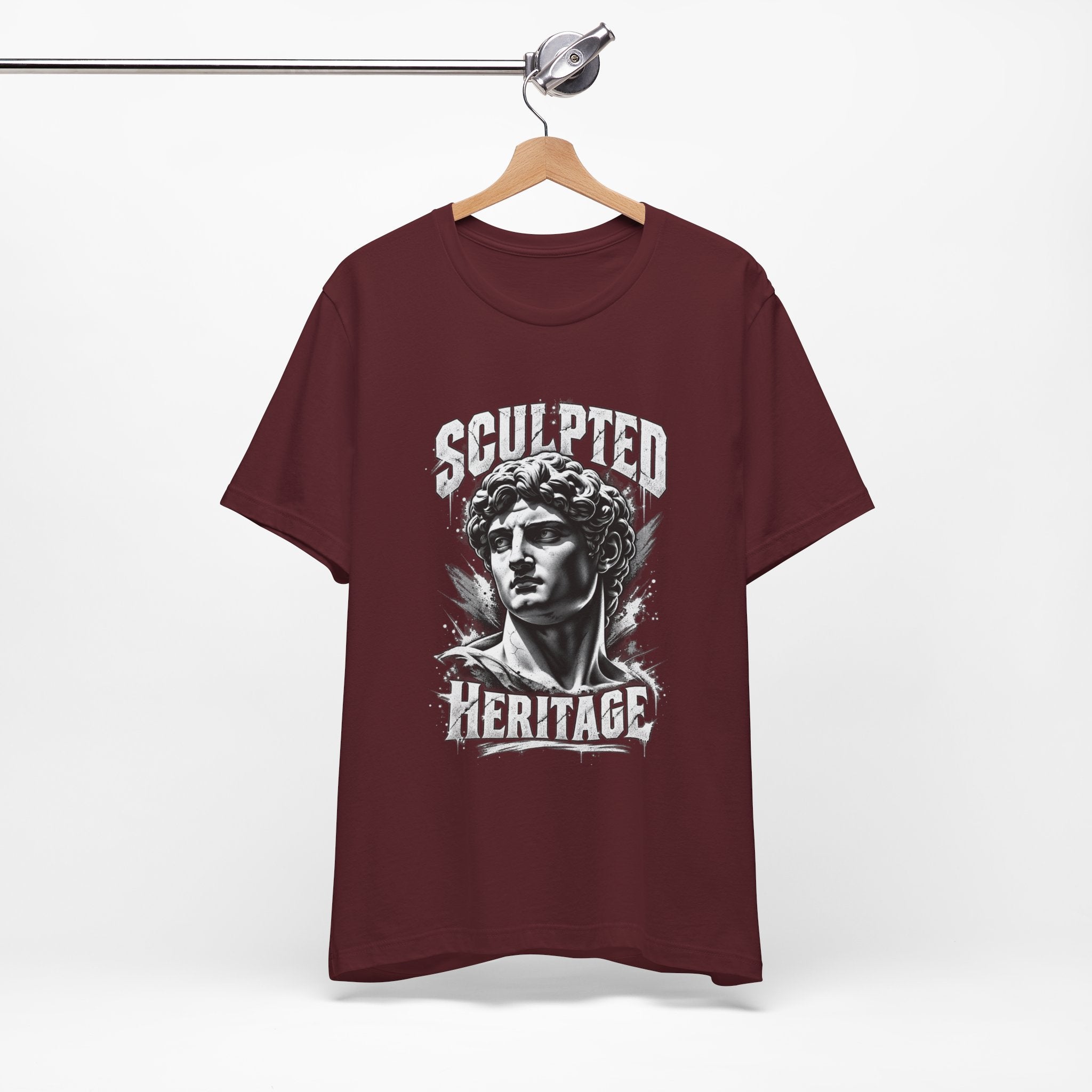 Sculpted Heritage Tee — David Statue Vintage Art Graphic Shirt