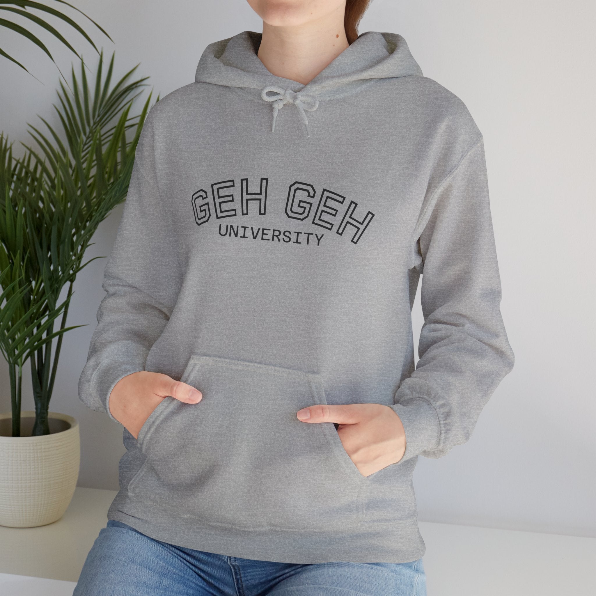 GHE-GHE University Hoodie — Minimal Collegiate Pullover - Sculpted Heritage
