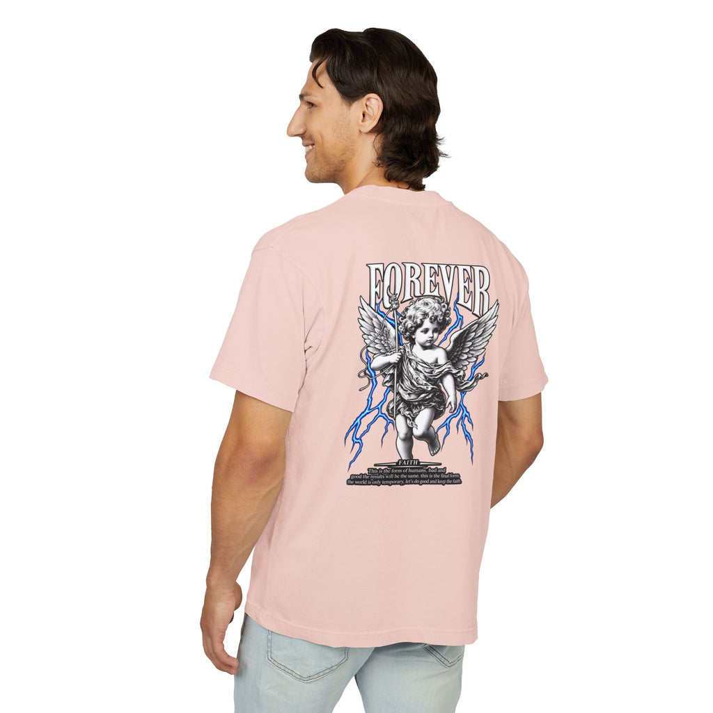 Sculpted Heritage — "FOREVER" Retro Cherub Streetwear T‑Shirt - Sculpted Heritage
