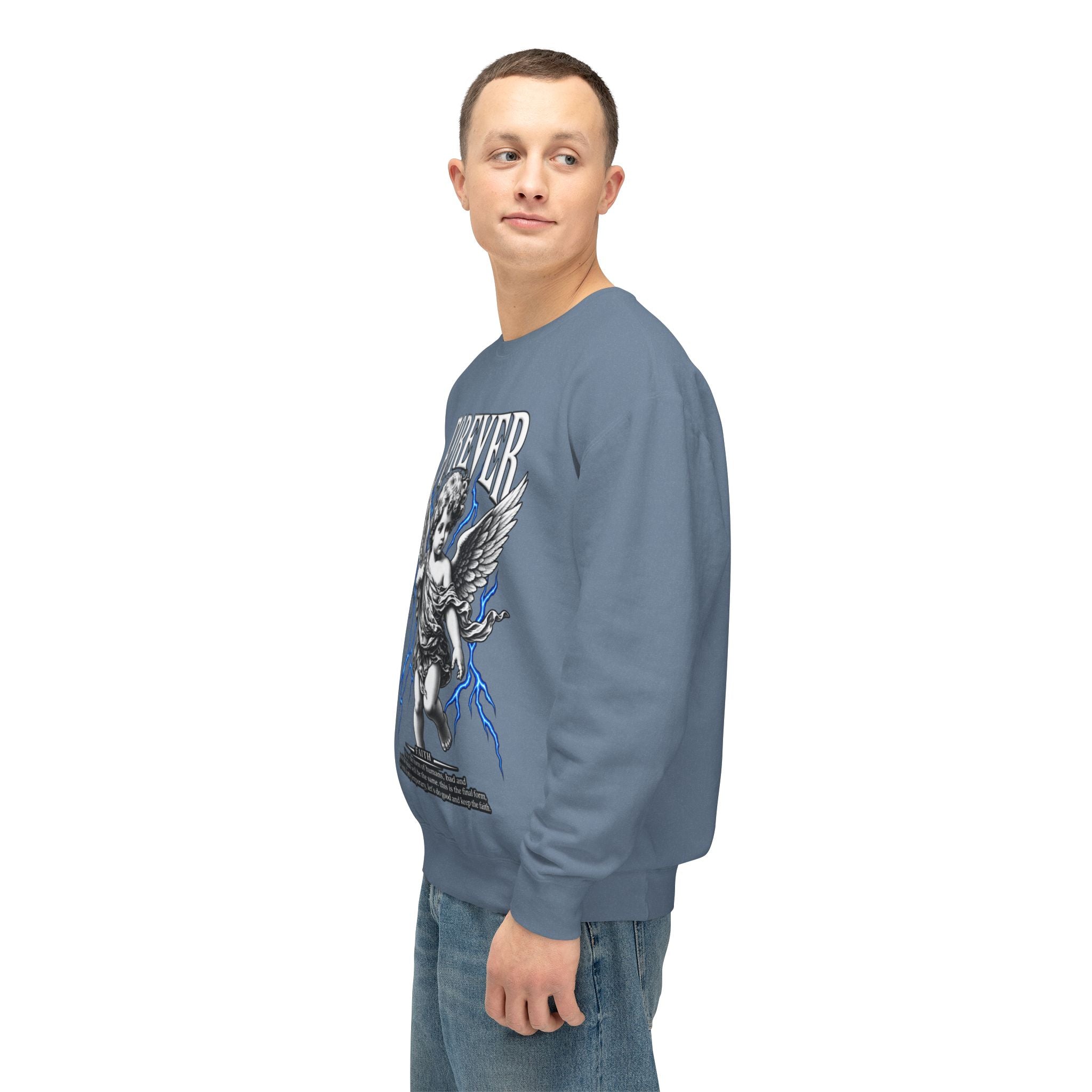 Sculpted Heritage Sweatshirt — Vintage Cherub Graphic - Sculpted Heritage