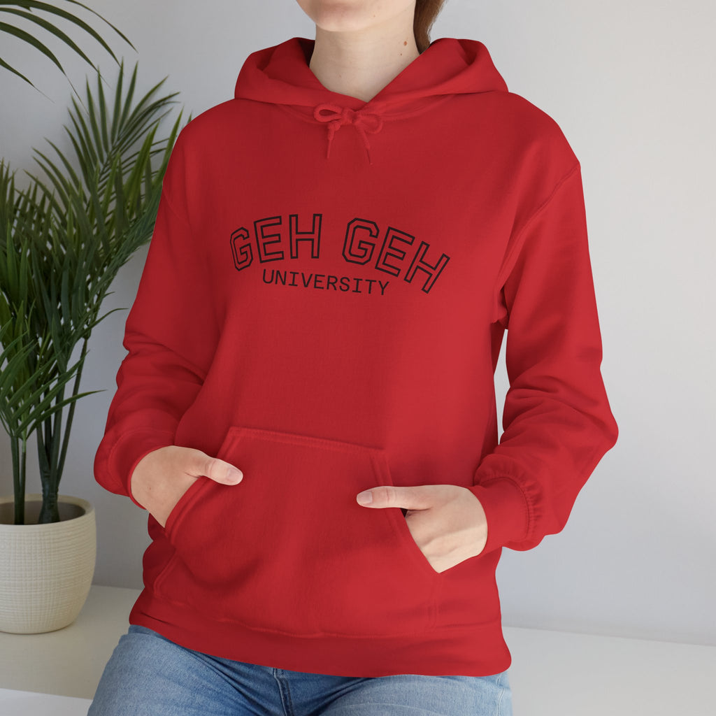 GHE-GHE University Hoodie — Minimal Collegiate Pullover - Sculpted Heritage