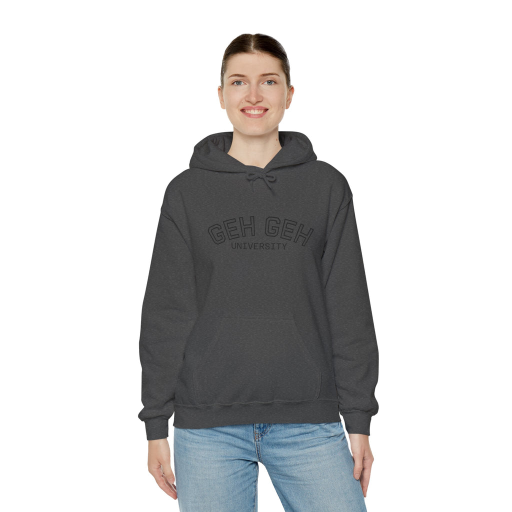 GHE-GHE University Hoodie — Minimal Collegiate Pullover - Sculpted Heritage