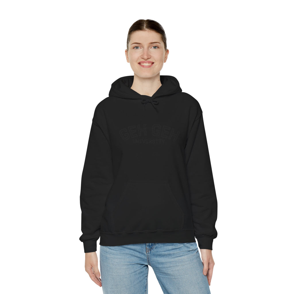 GHE-GHE University Hoodie — Minimal Collegiate Pullover - Sculpted Heritage