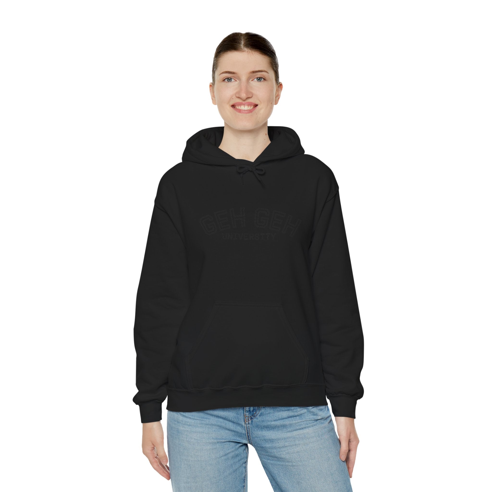 GHE-GHE University Hoodie — Minimal Collegiate Pullover - Sculpted Heritage
