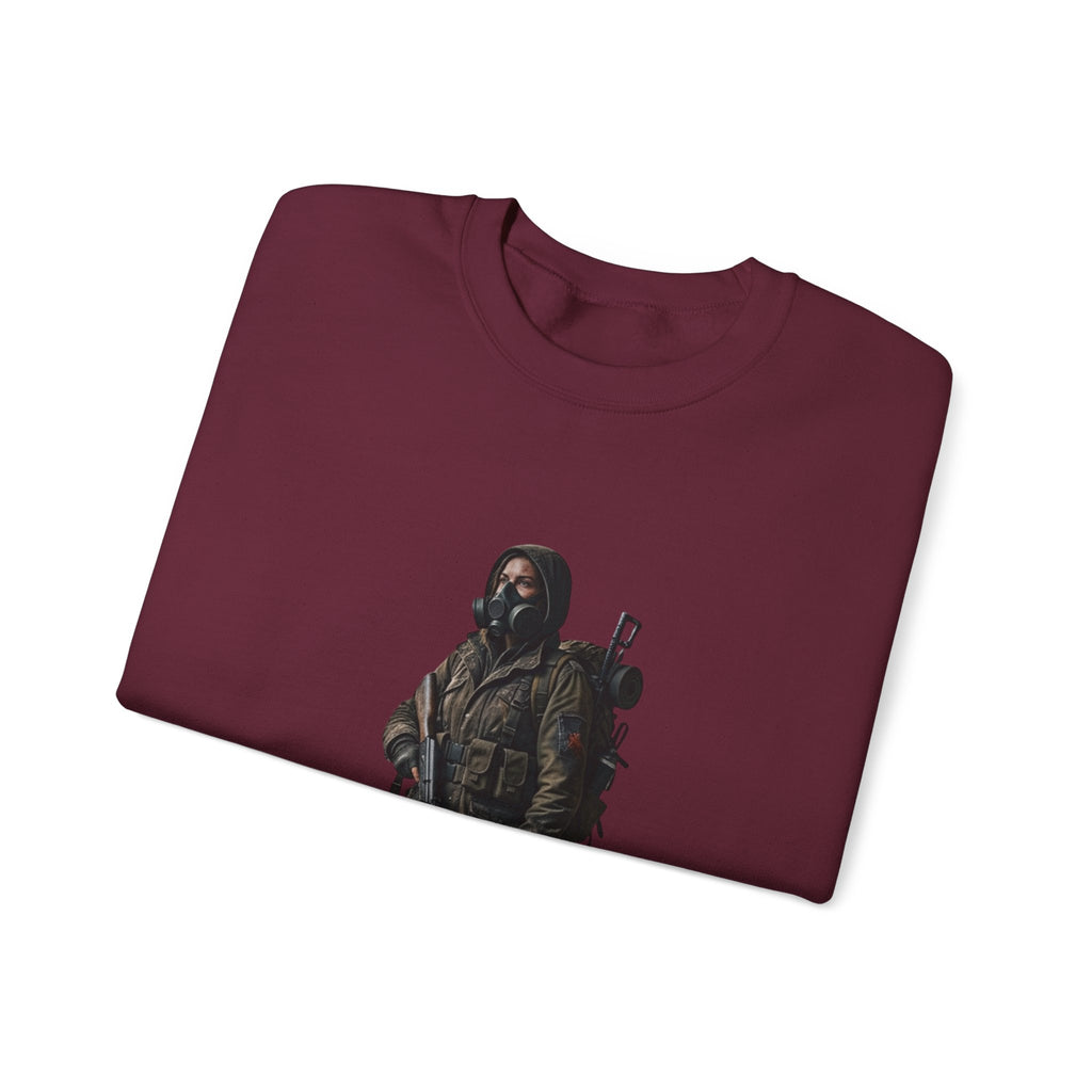 Post-ApocalypticSculpted Heritage Sweatshirt — Ranger Figure Graphic - Sculpted Heritage