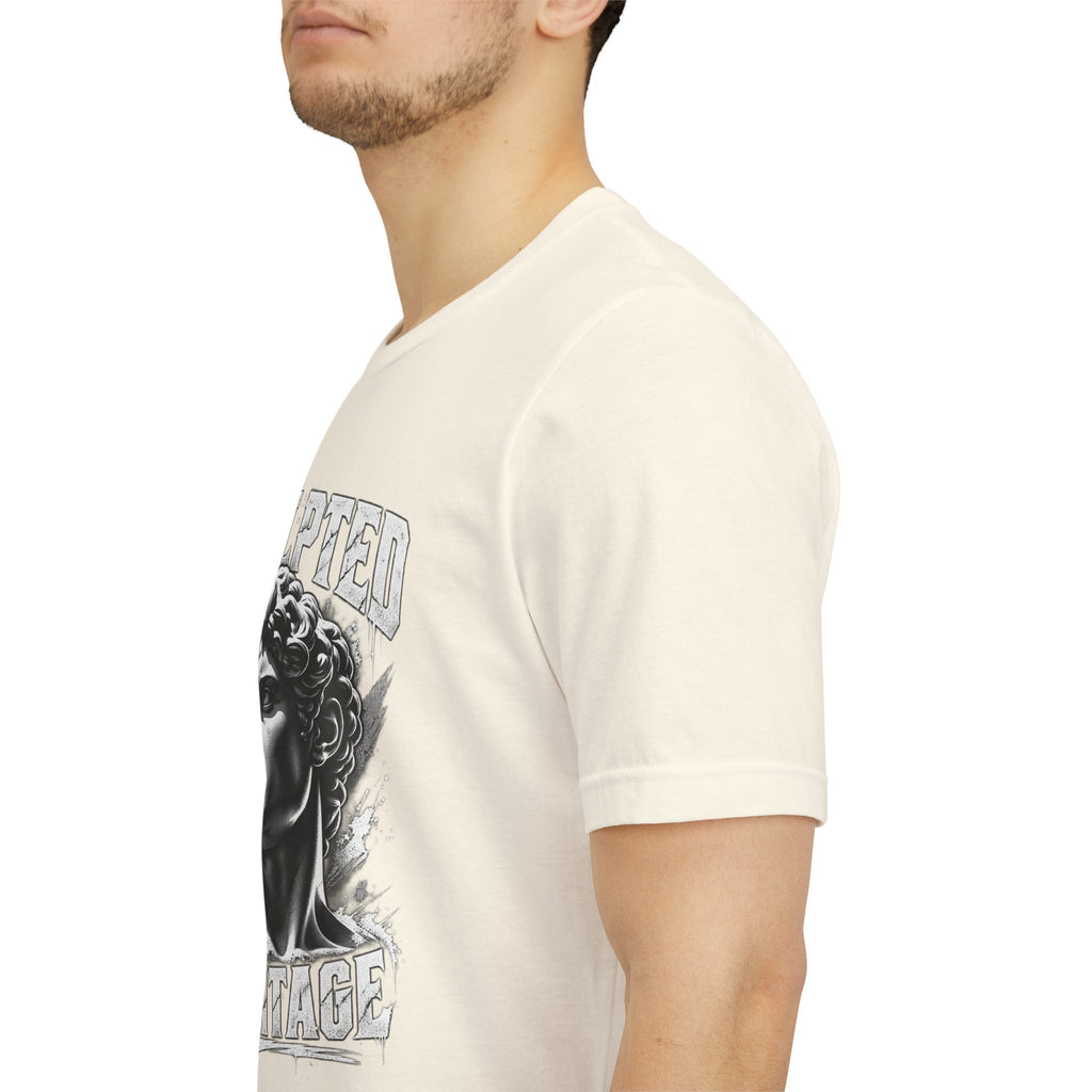 Sculpted Heritage Tee — David Statue Vintage Art Graphic Shirt