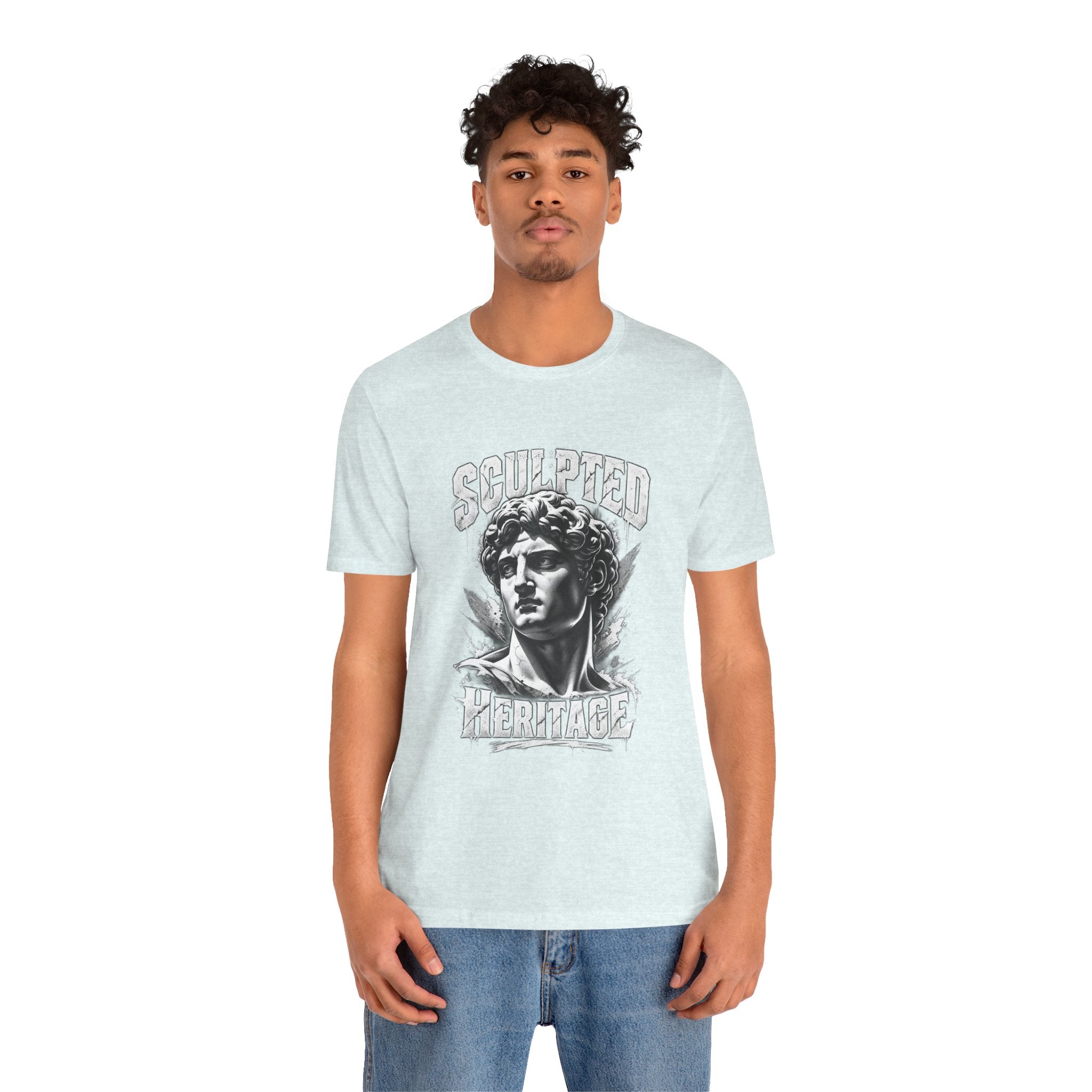 Sculpted Heritage Tee — David Statue Vintage Art Graphic Shirt