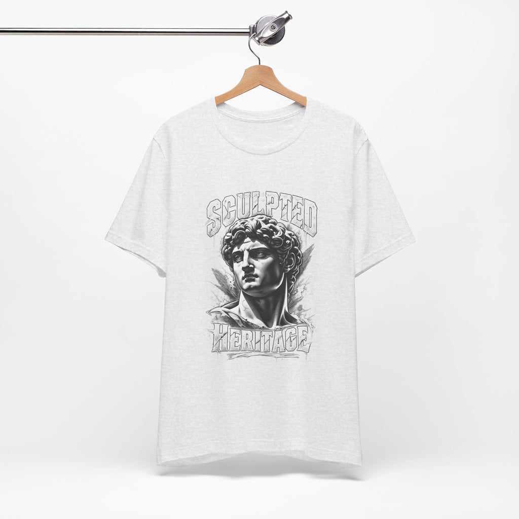Sculpted Heritage Tee — David Statue Vintage Art Graphic Shirt