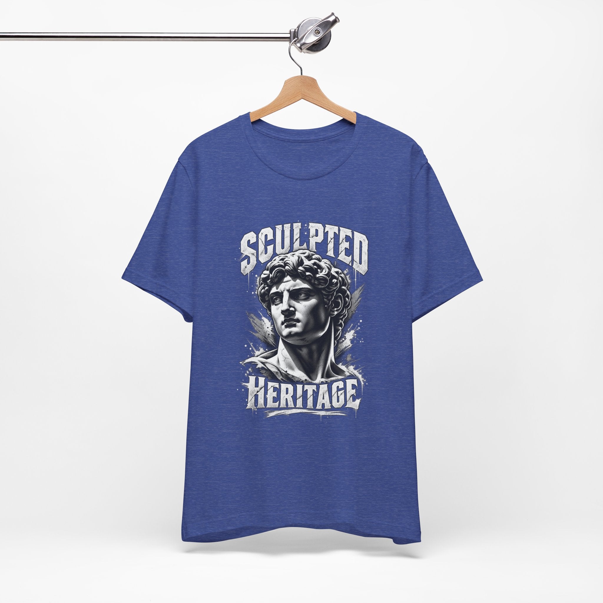 Sculpted Heritage Tee — David Statue Vintage Art Graphic Shirt
