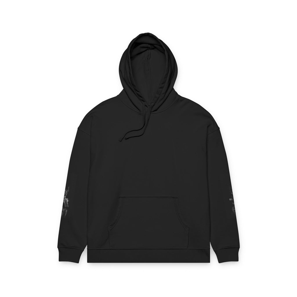 Moody Black Dog Photo Print Hoodie - Sculpted Heritage